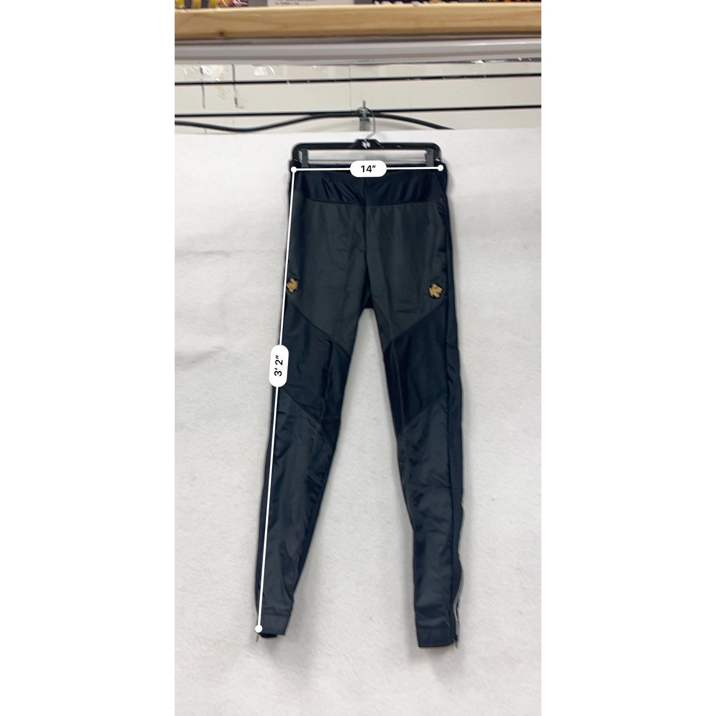 Descente Black Athletic Track Pants Large #8540
