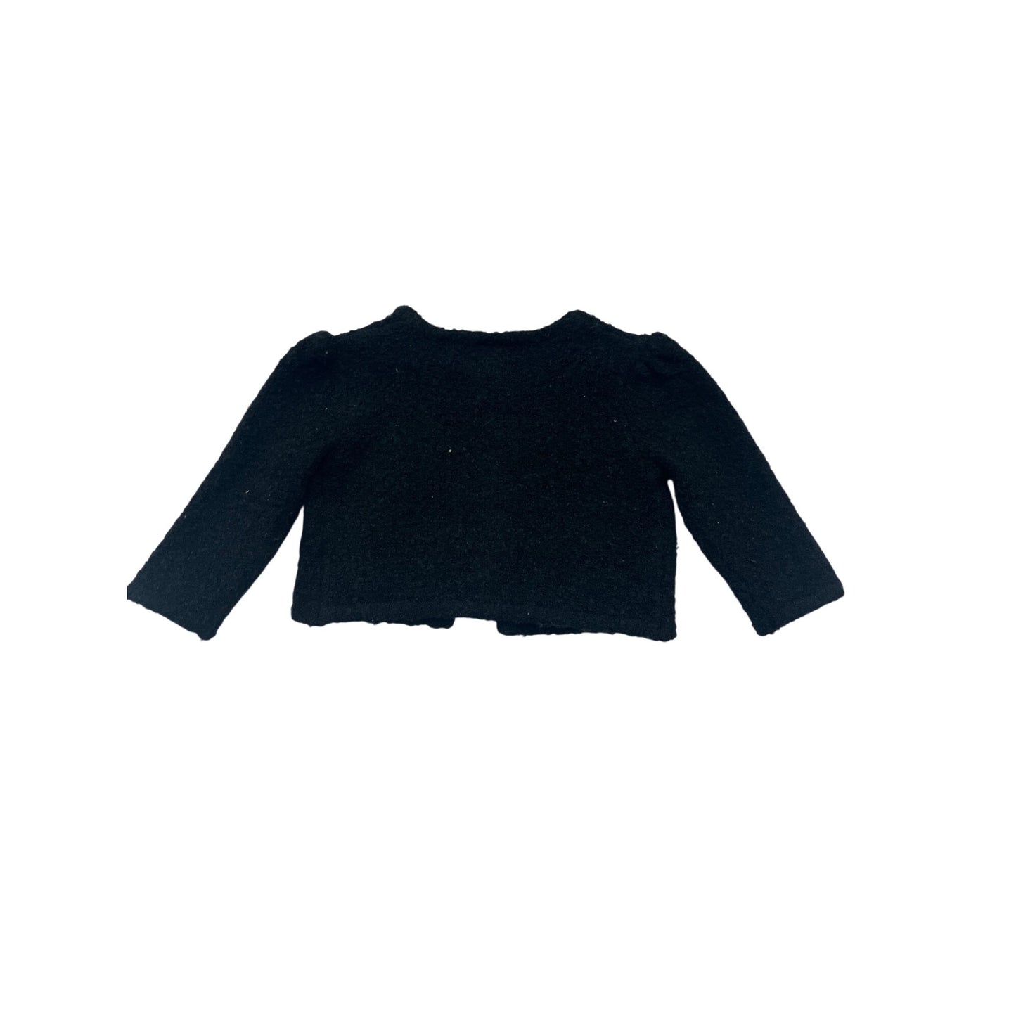 Gymboree Black Baby Cardigan Sweater 3-6M #139C