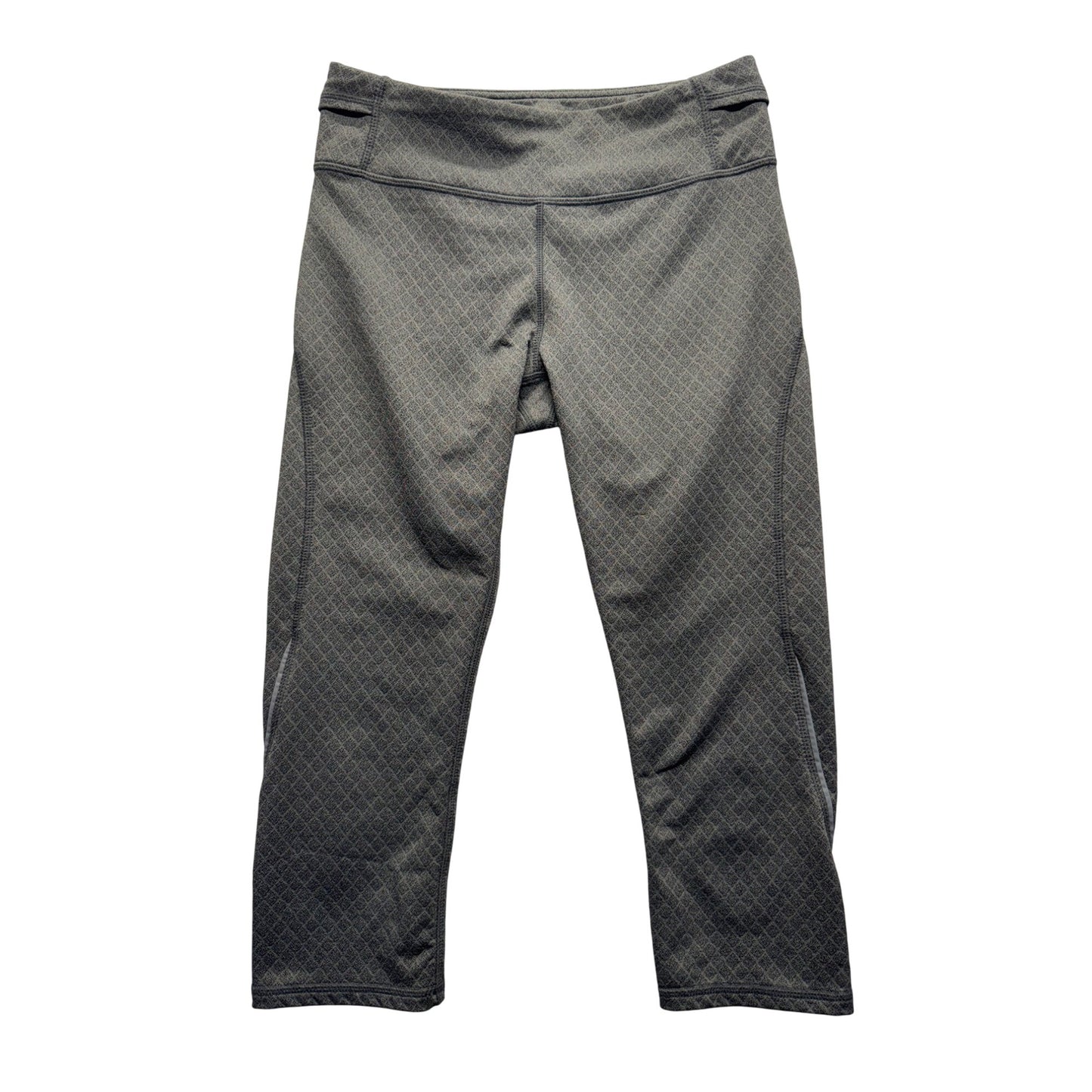Kyodan  XS Gray Patterned Cropped Athletic Leggings 26.5" #9922