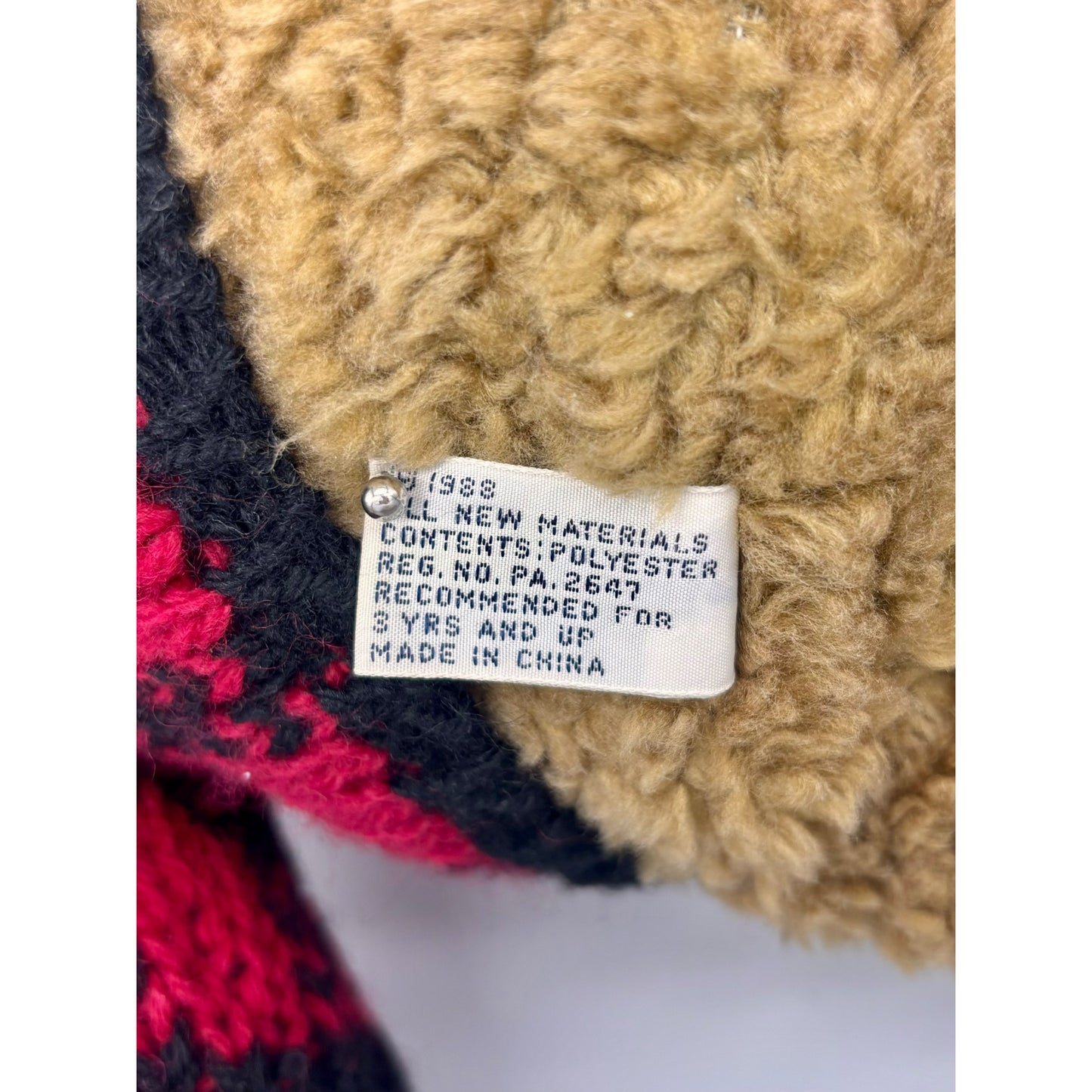 1988 Woolrich Stuffed Bear