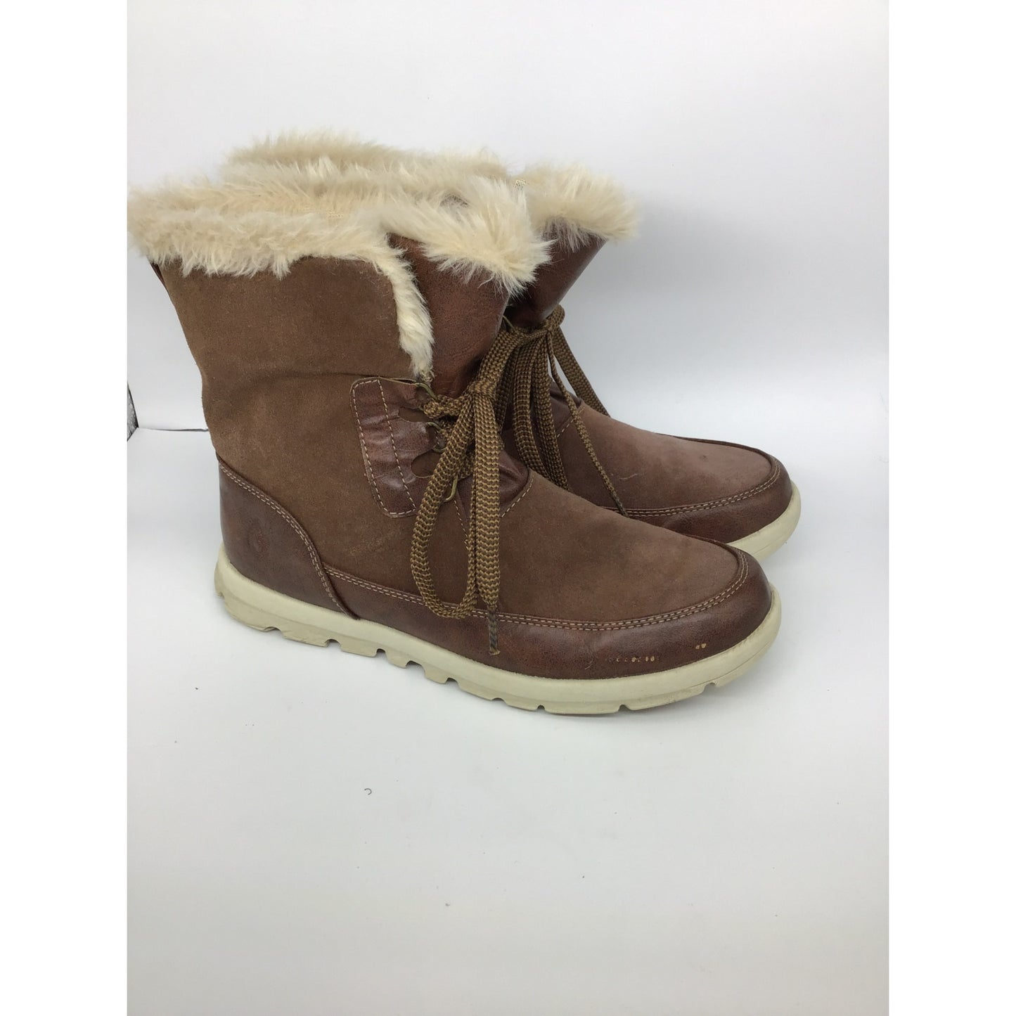 Women’s Leather & Fur Snow Boots