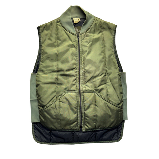 RefrigiWear Olive Green Insulated Vest Size M 9498