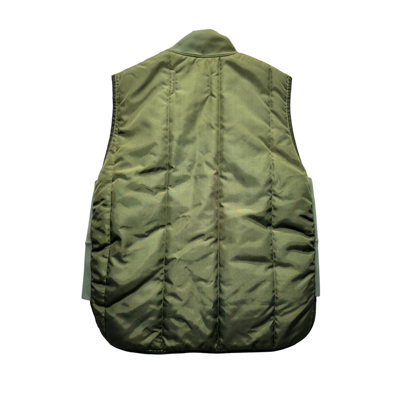 RefrigiWear Olive Green Insulated Vest Size M 9498