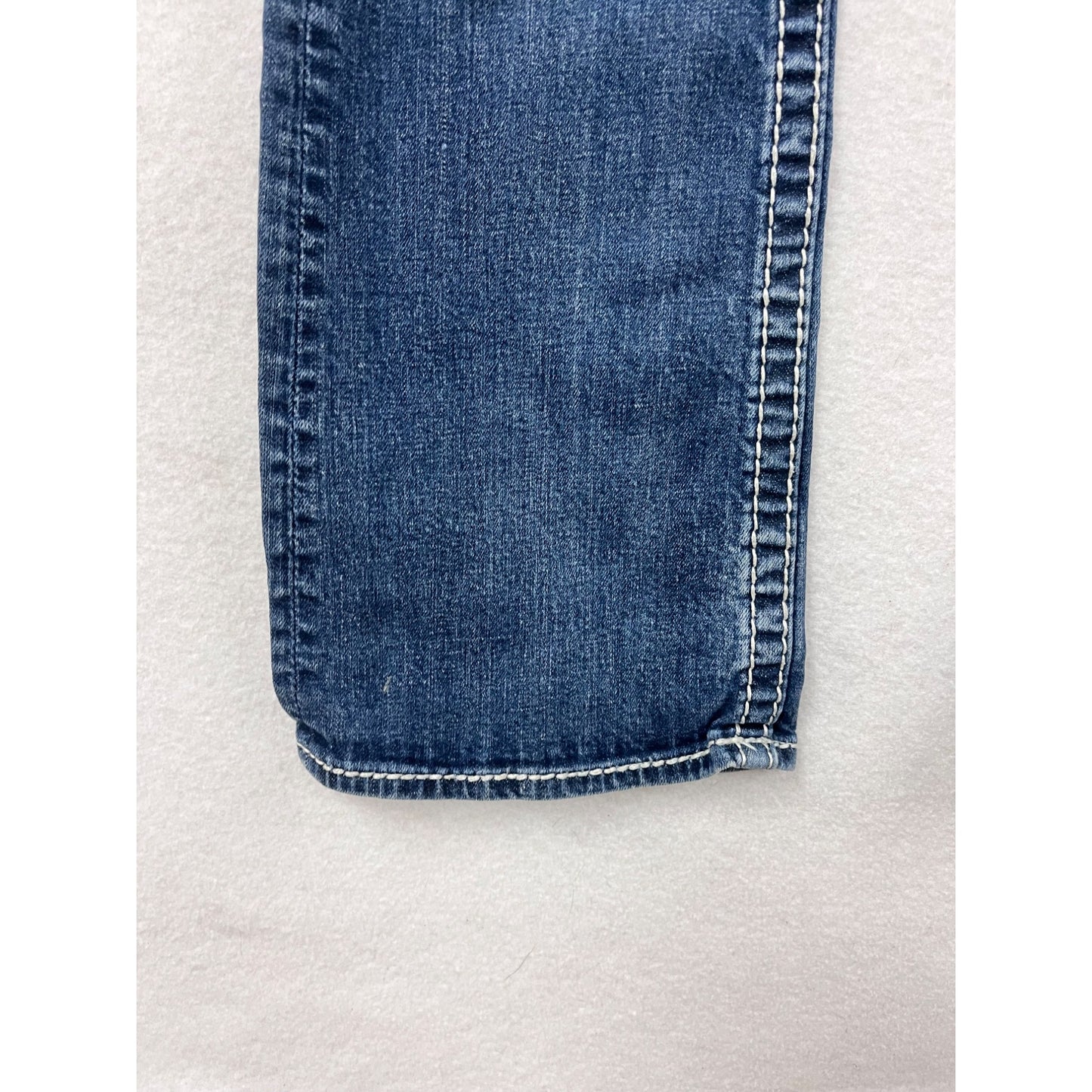 Vigoss Womens Blue Bootcut Denim Jeans Size 1/2 #8259
