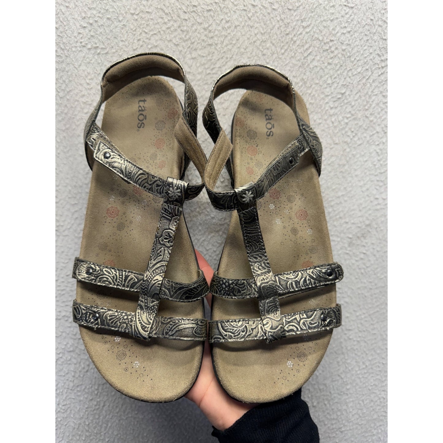 Taos Womens Strappy Sandals With Adjustable Straps Size 8 9448