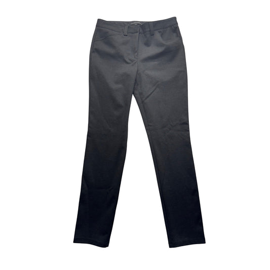 Andrew Marc Black Straight-Leg Pants Size 6 35" Length Polyester Blend #9272