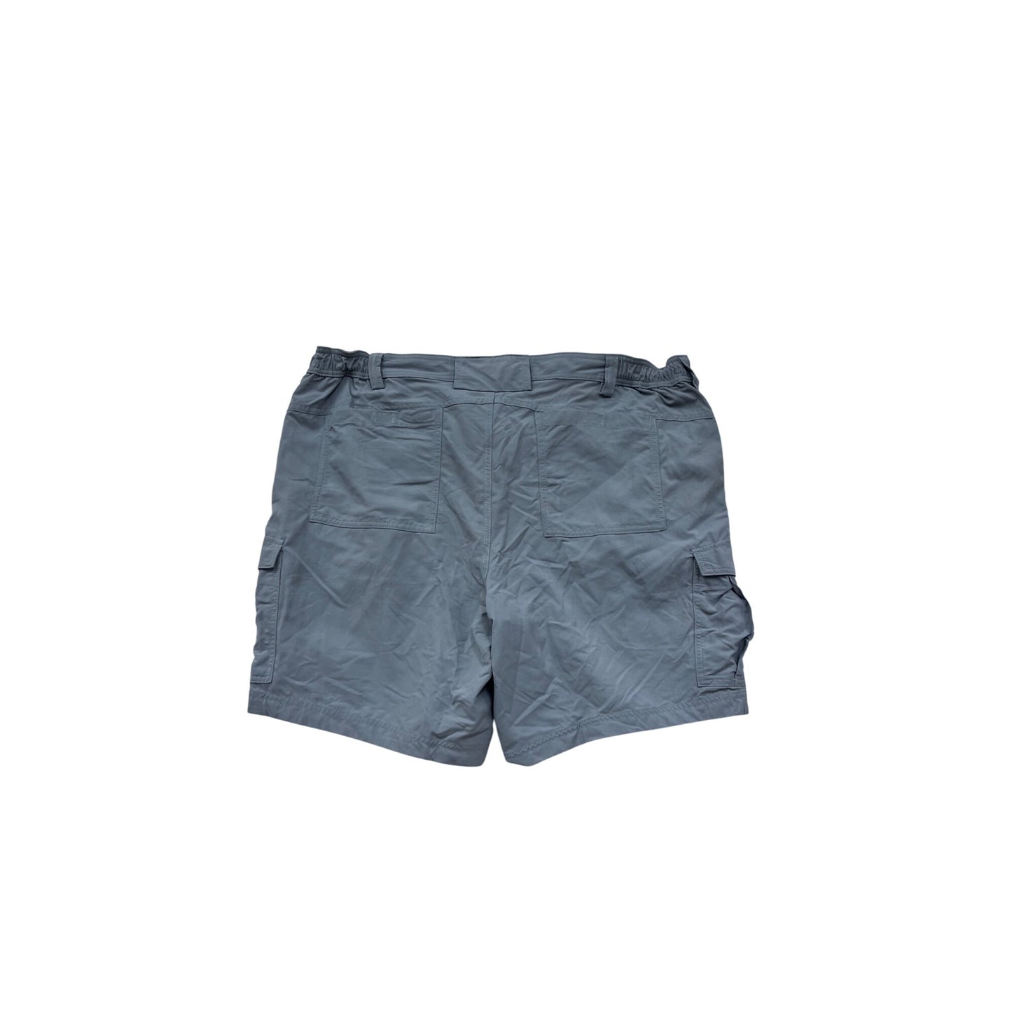 Duluth Trading Gray Cargo Shorts Relaxed Fit Nylon Size 44 #8778