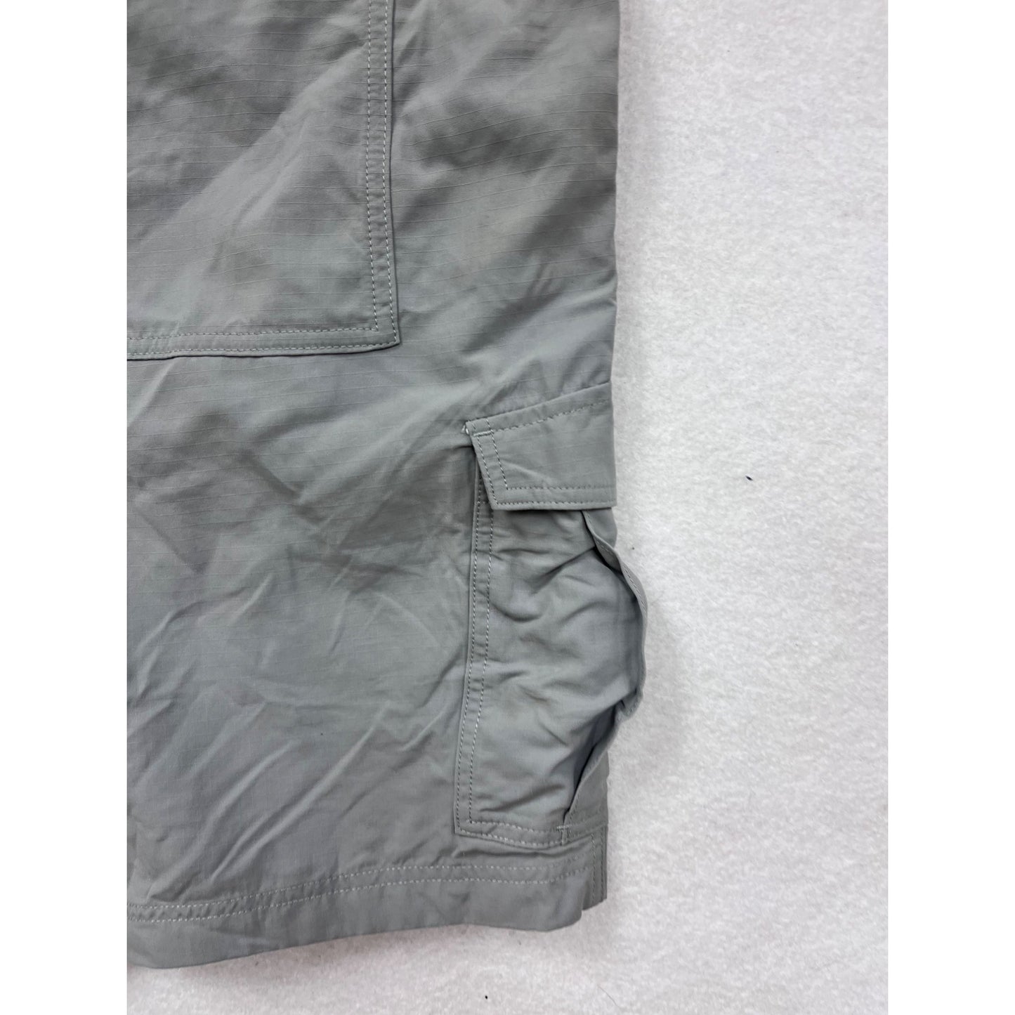 Duluth Trading Gray Cargo Shorts Relaxed Fit Nylon Size 44 #8778