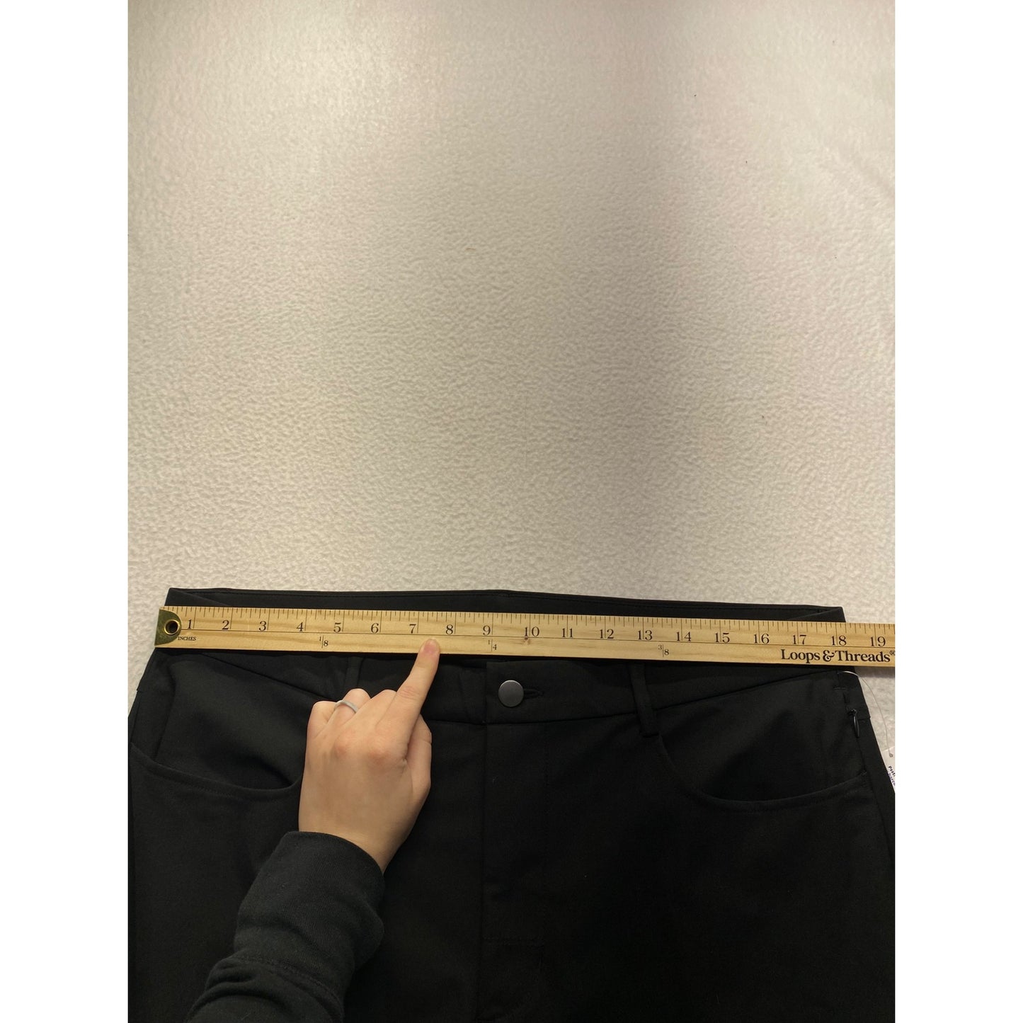 Mens Old Navy Active Tech Hybrid Straight 4-Way Stretch Pants Black NWT #7045