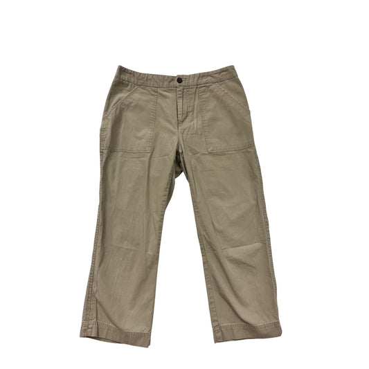 Woolrich Womens Khaki Pants Size 4 Relaxed Fit Casual Style With Pockets #6728