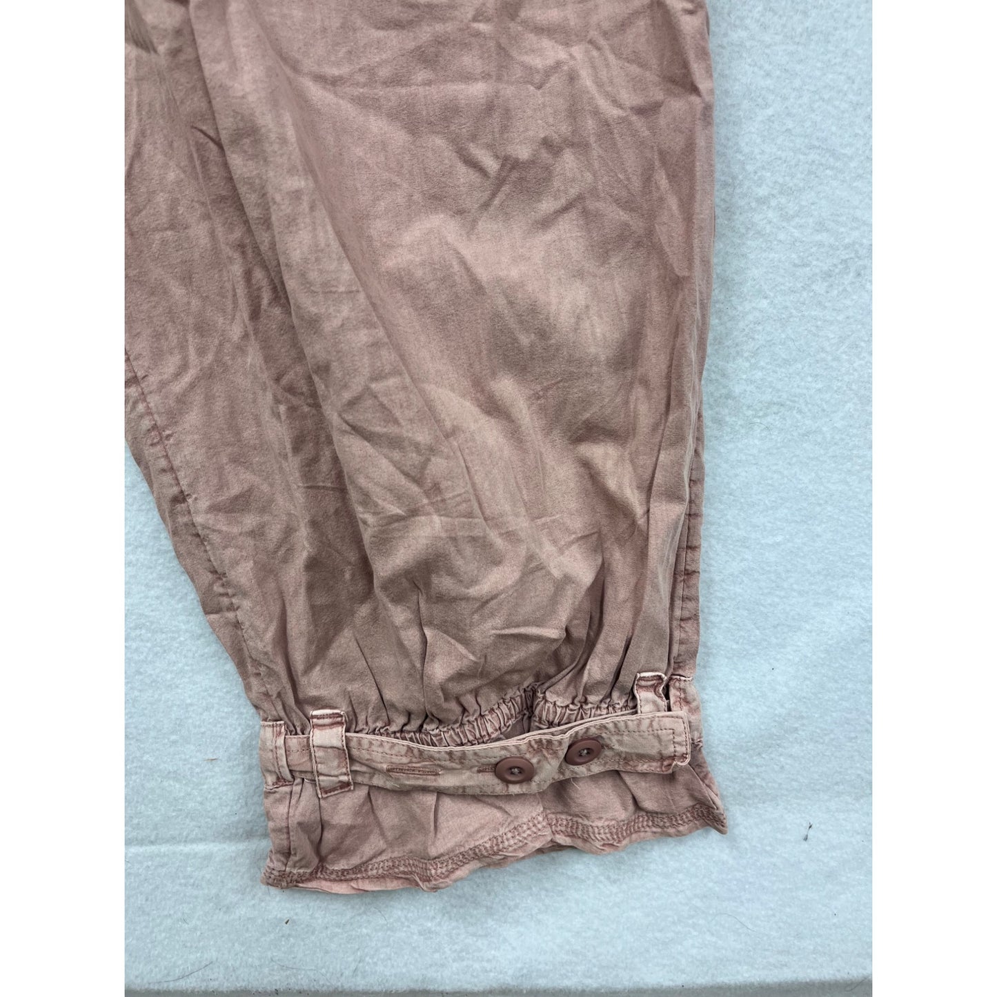 Free People Womens Large Pink Cotton & Viscose Jumper With Pockets & Strappy Back Design #6336