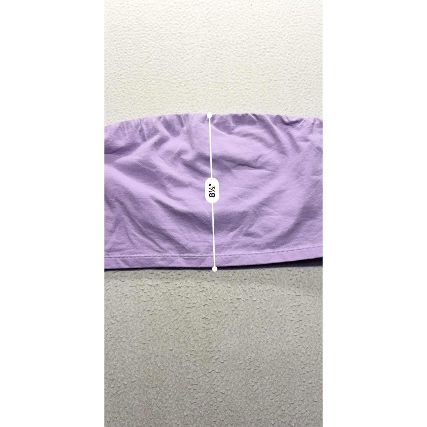 Aerie Purple Tube Top With Side Stripe Detail #7590