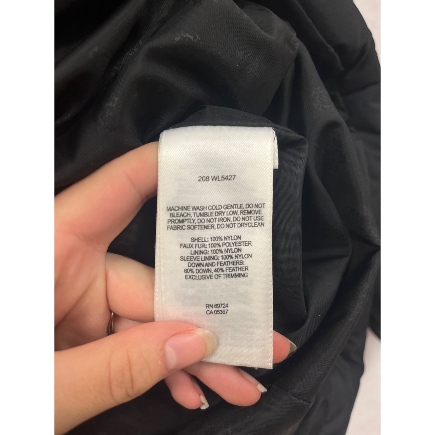 Columbia Black Puffer Coat Medium/Large #88A