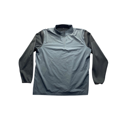 Nike Golf Dri-Fit Mens 1/4 Zip Pullover sweatshirt Gray #7194