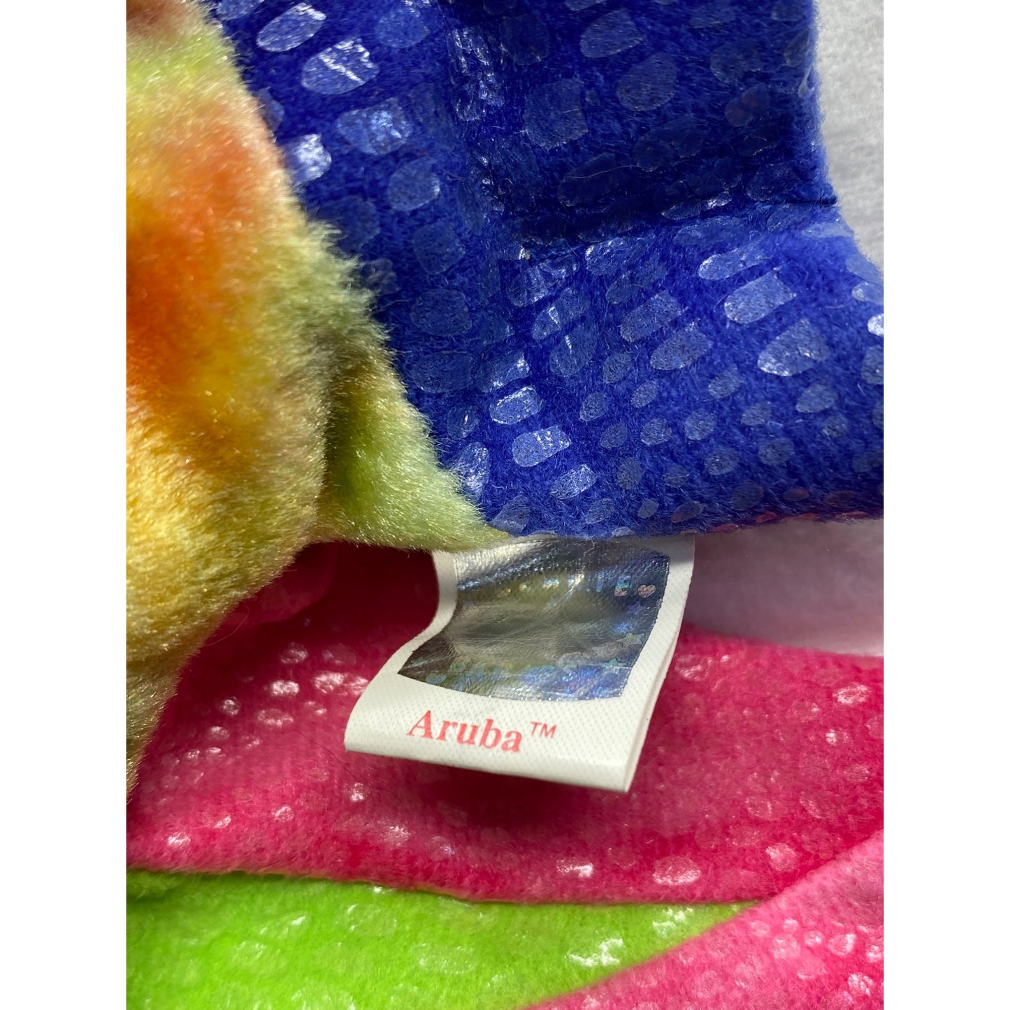 Ty Beanie Babies 2000 Aruba The Fish Plush #7386