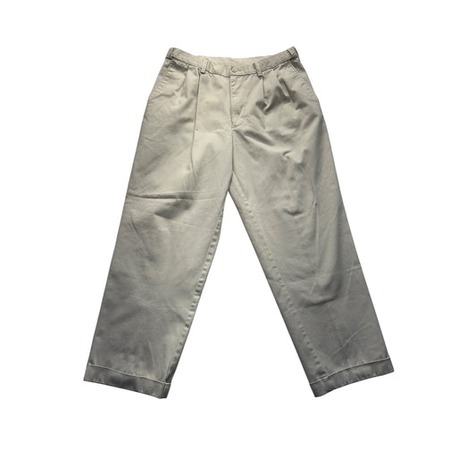 Puritan Khaki Pants 34X29 Pleated Front  #7924