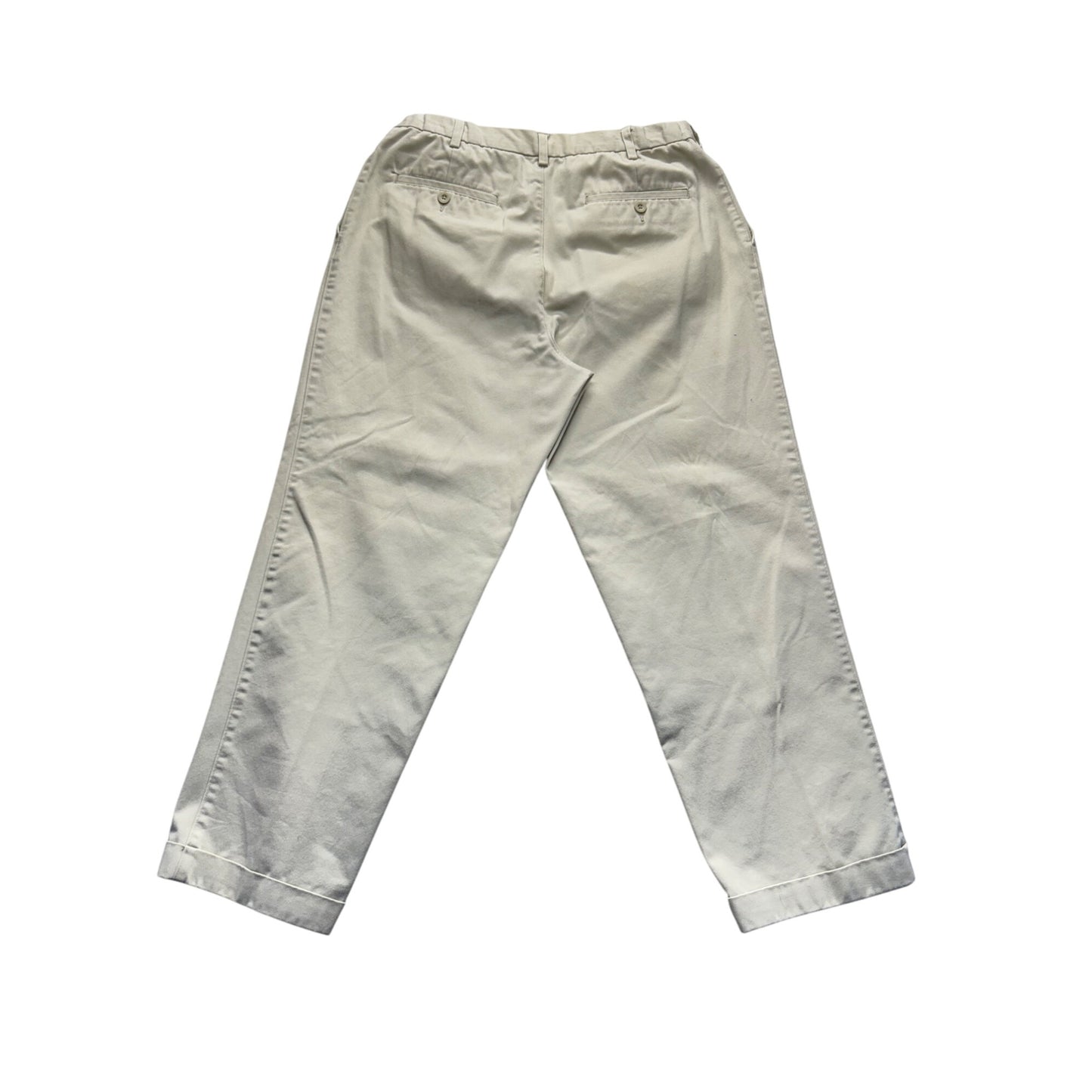 Puritan Khaki Pants 34X29 Pleated Front  #7924