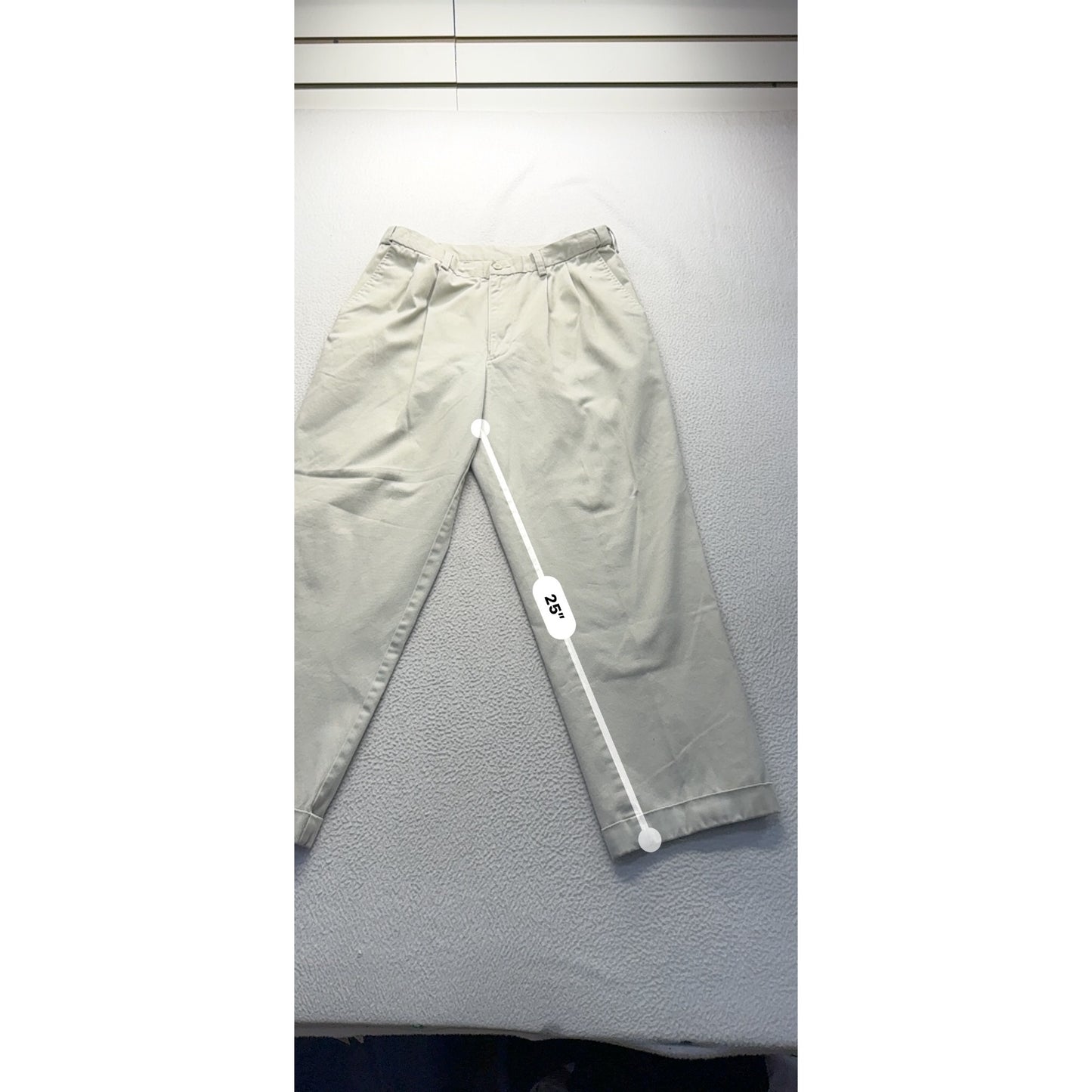 Puritan Khaki Pants 34X29 Pleated Front  #7924
