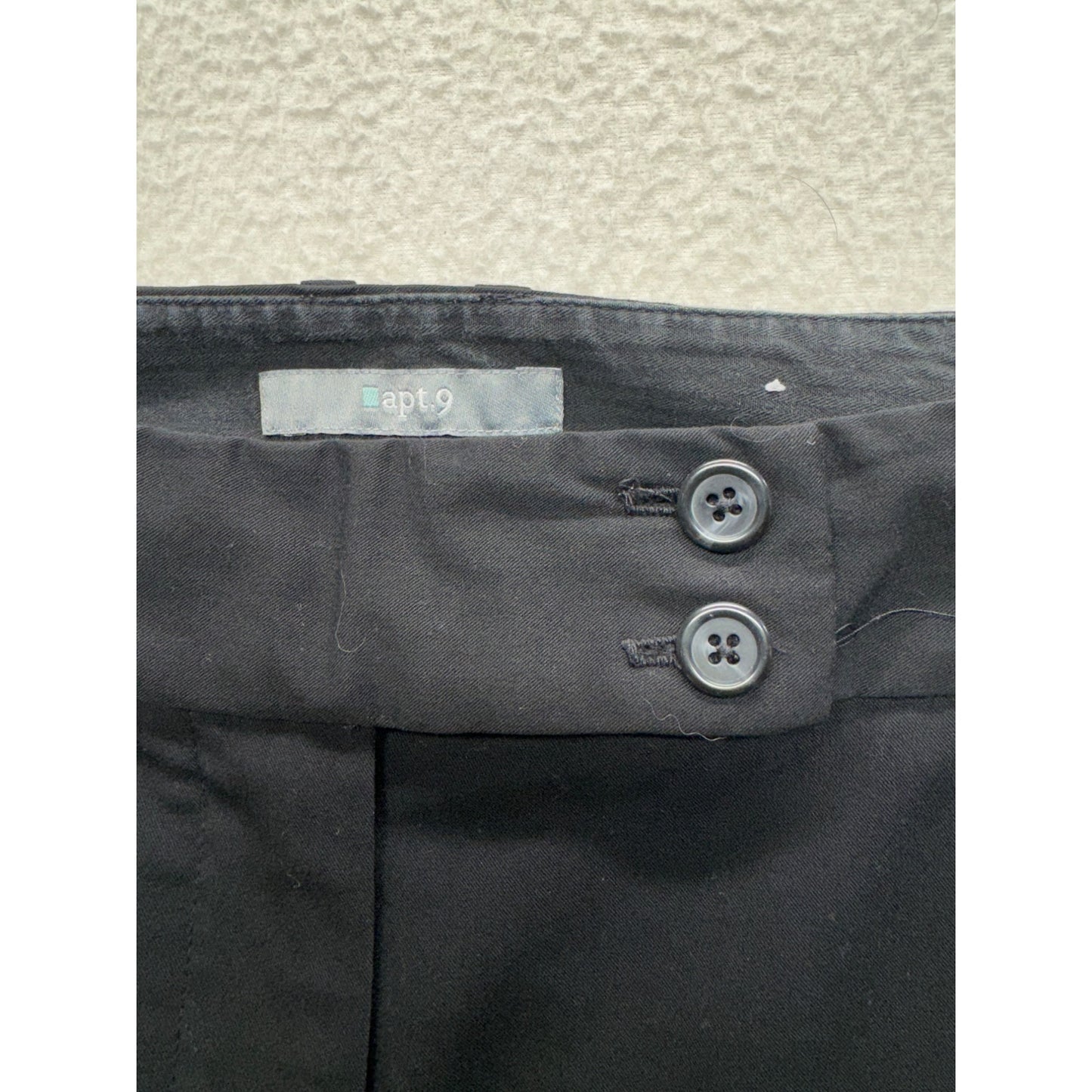 Apt. 9 Ava Black Wide-Leg Dress Pants Size 12 205B