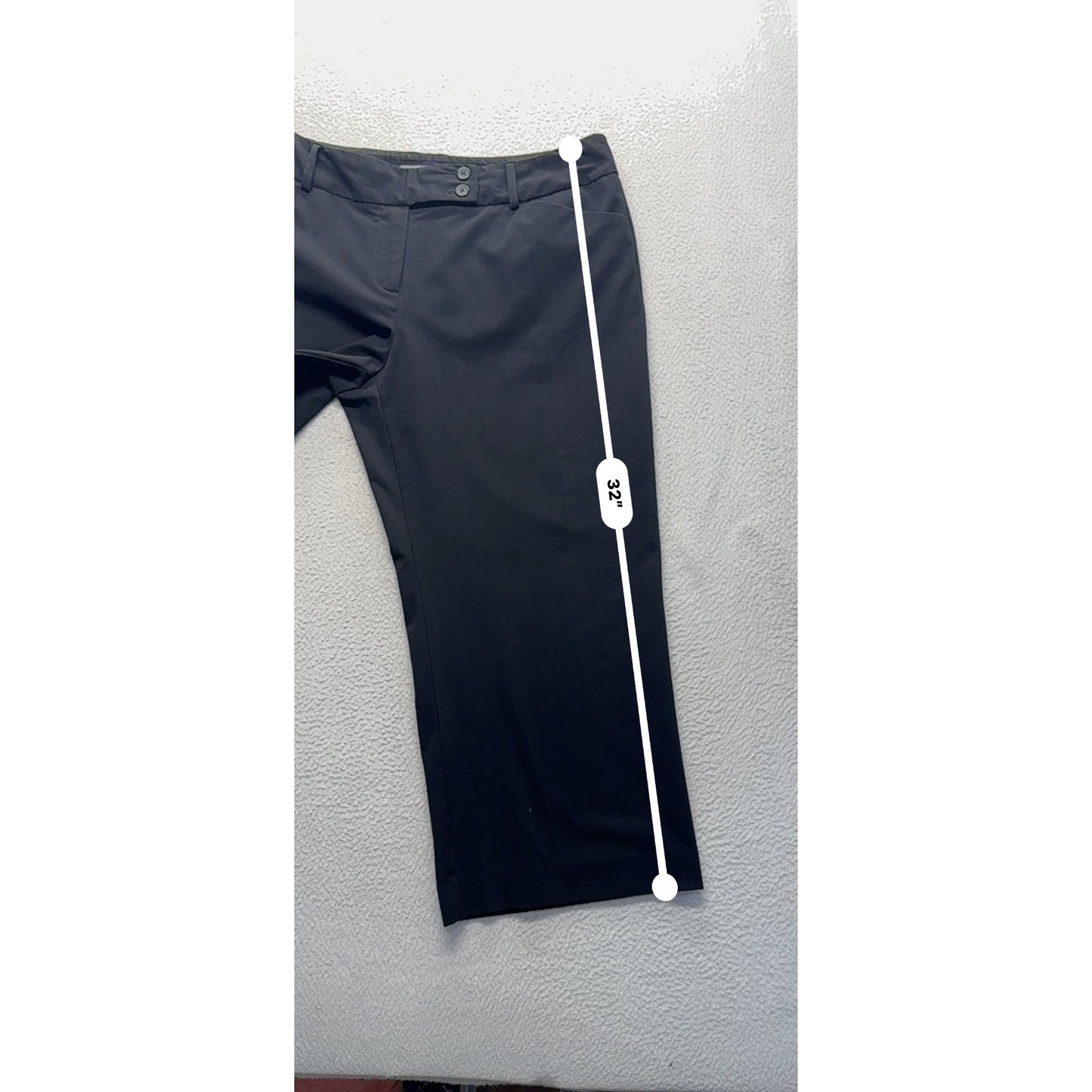 Apt. 9 Ava Black Wide-Leg Dress Pants Size 12 205B