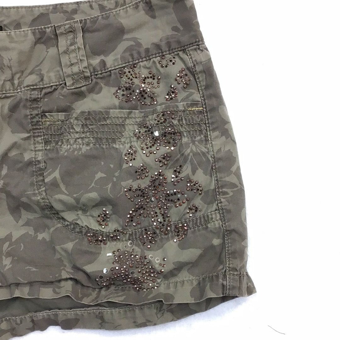Women’s Bedazzled Floral Shorts