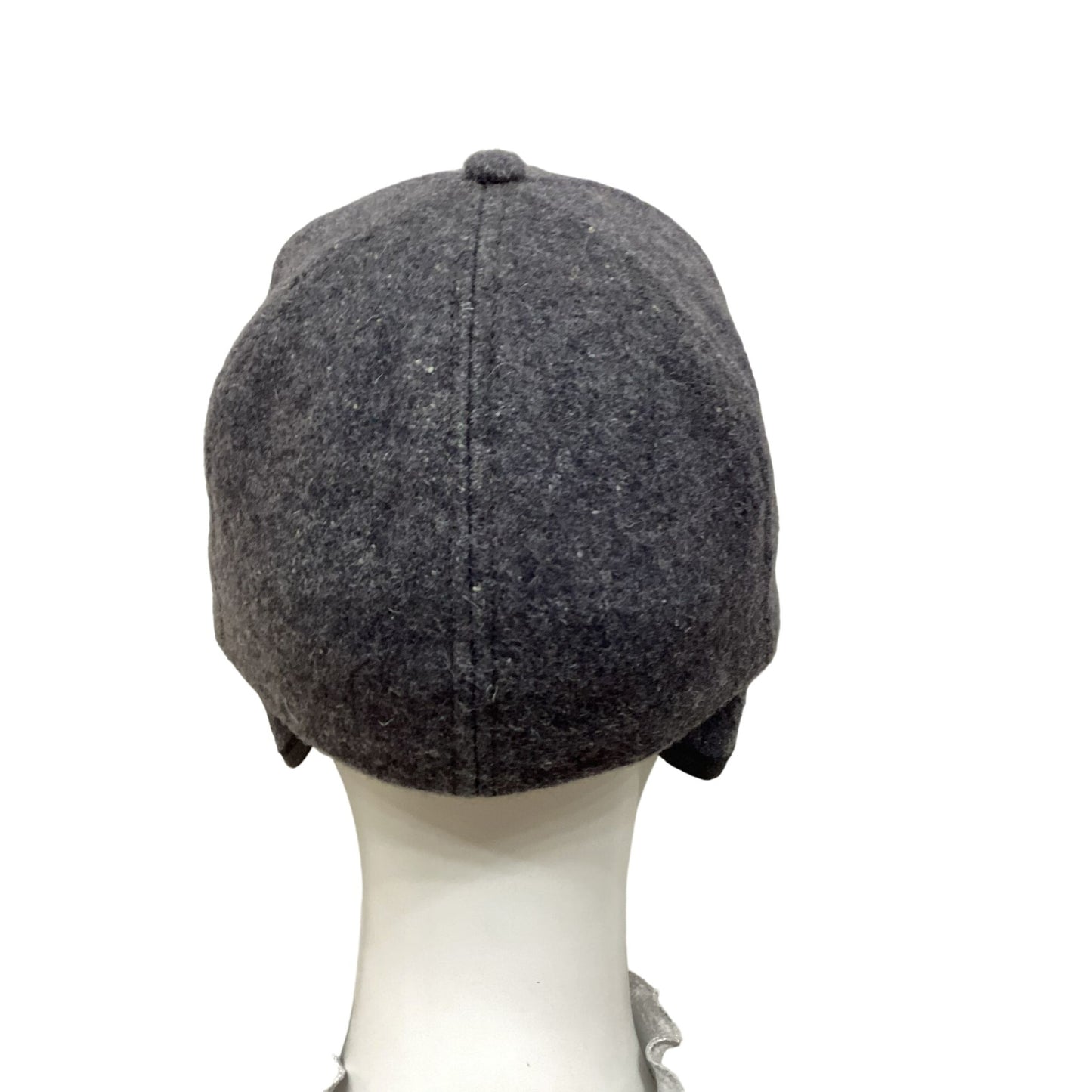 Wool baseball hat with ear covers