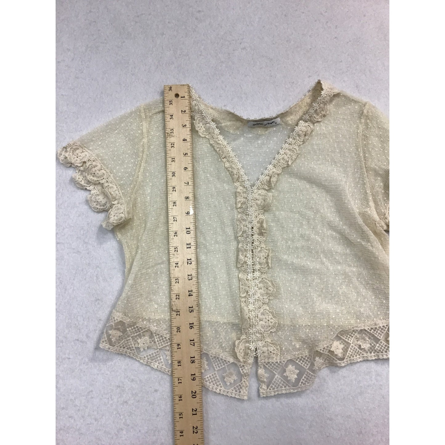 Women’s Ivory Lace Cardigan