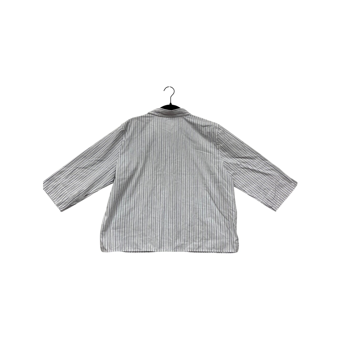 Alfred Dunner Petite Striped Button-Up Shirt #8856