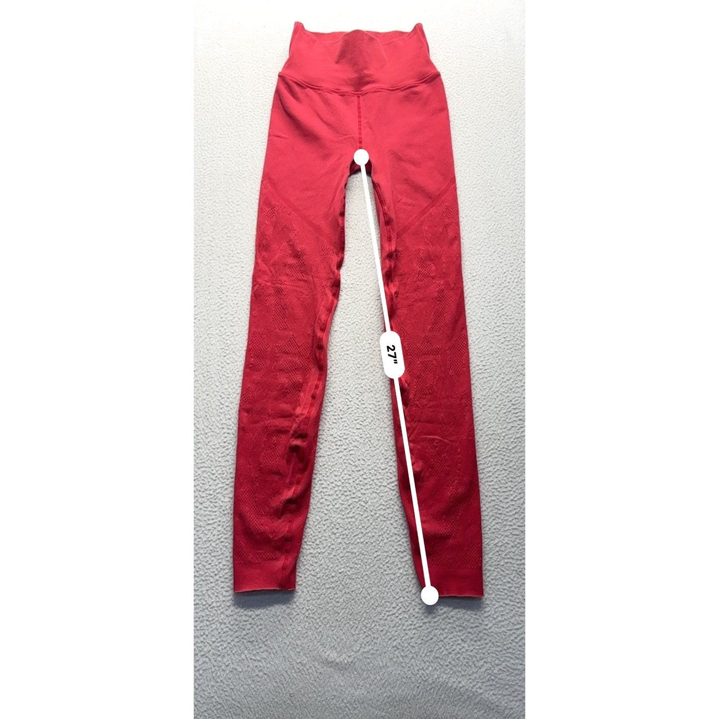 Fabletics Red Seamless High-Waisted Leggings #9184