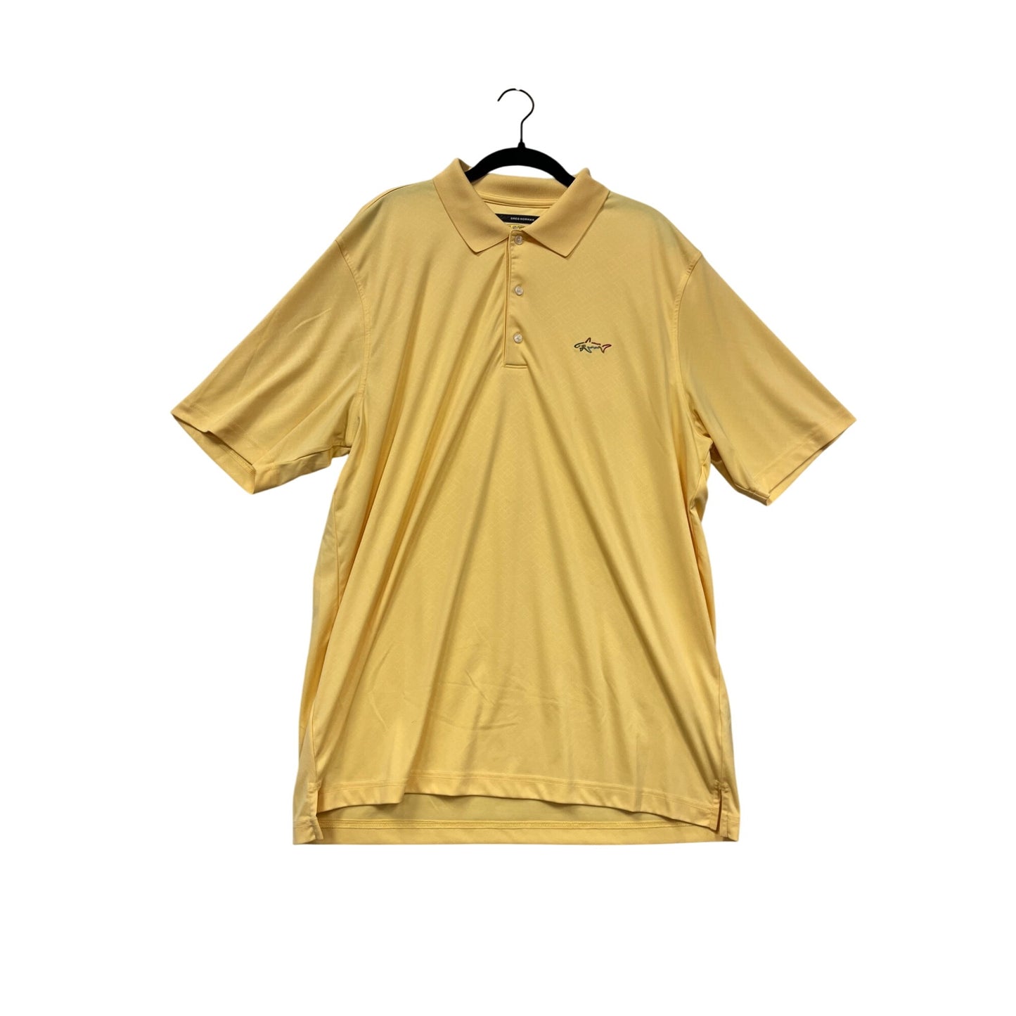 Greg Norman Yellow Polo Shirt XL Play Dry #109A