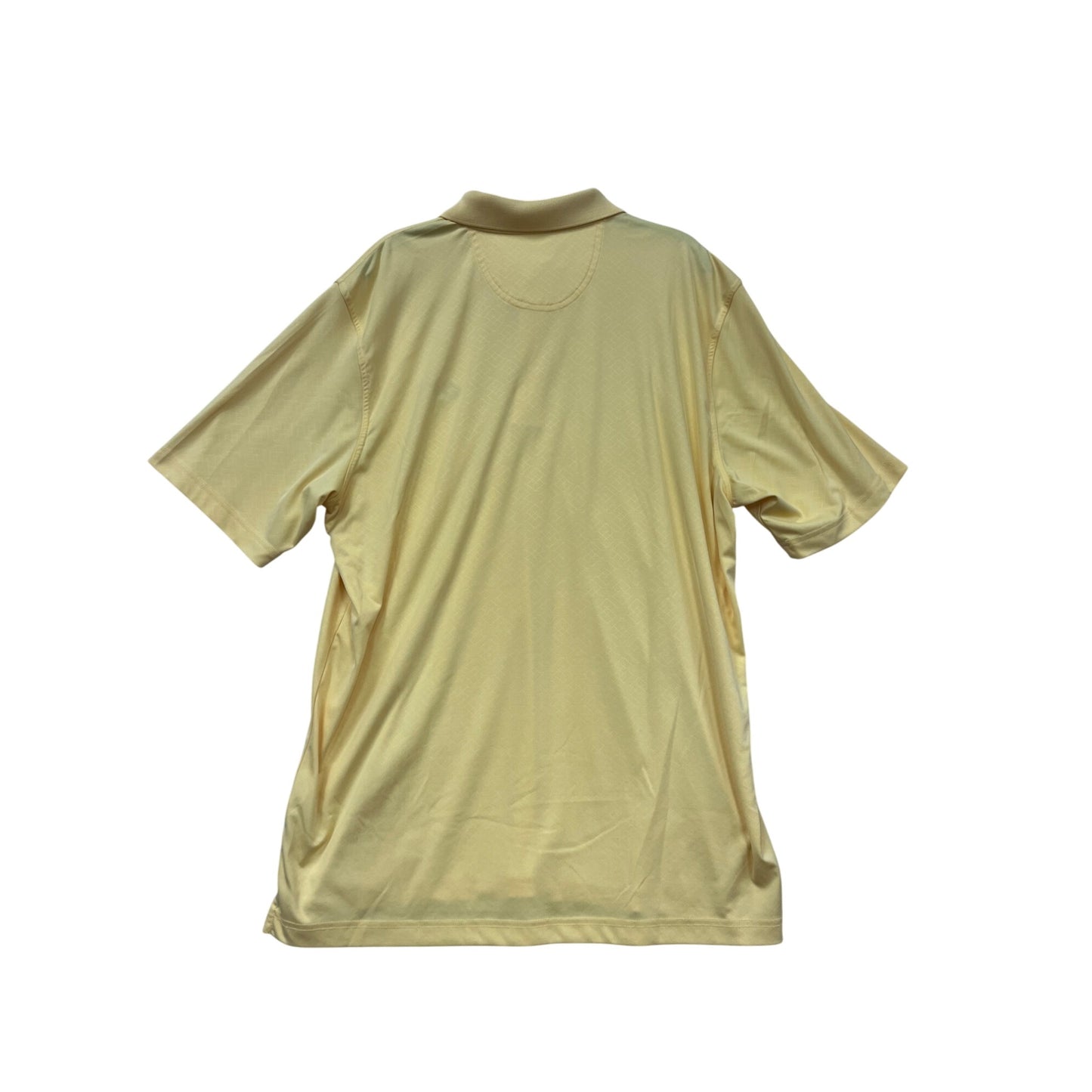 Greg Norman Yellow Polo Shirt XL Play Dry #109A