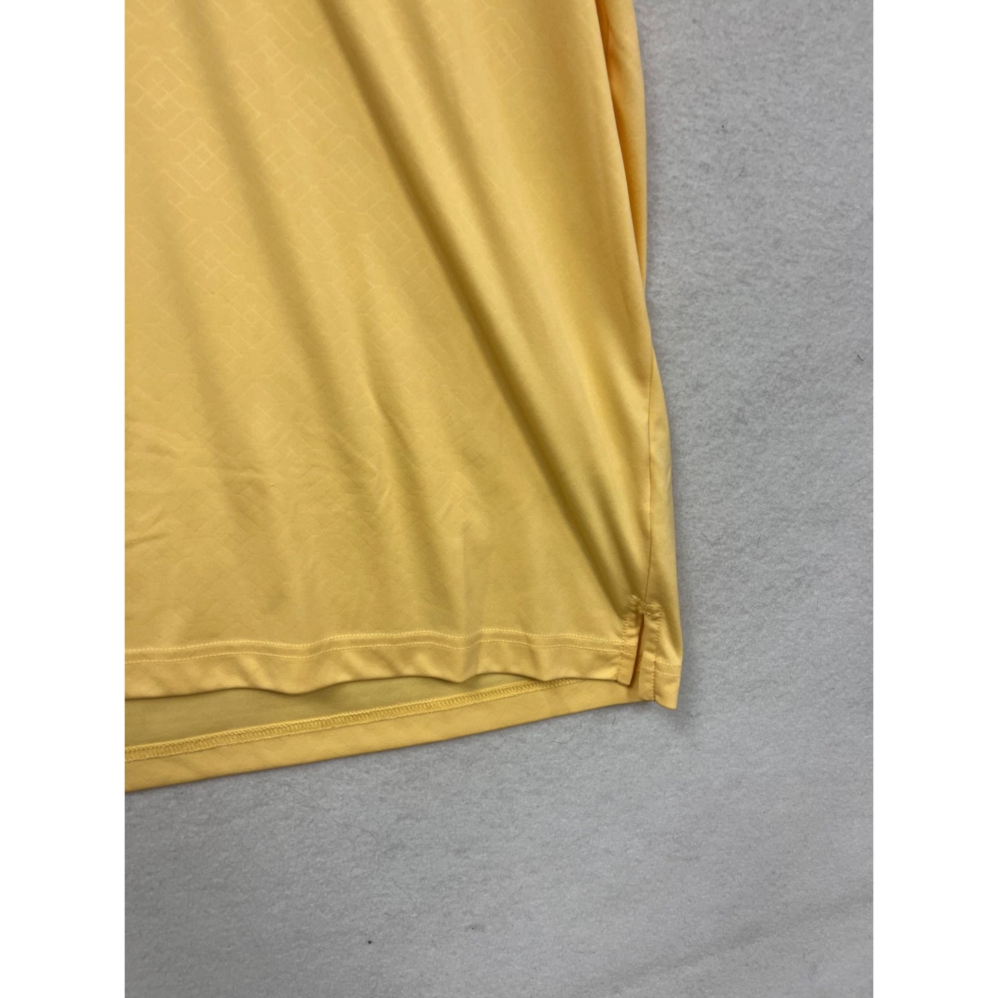 Greg Norman Yellow Polo Shirt XL Play Dry #109A