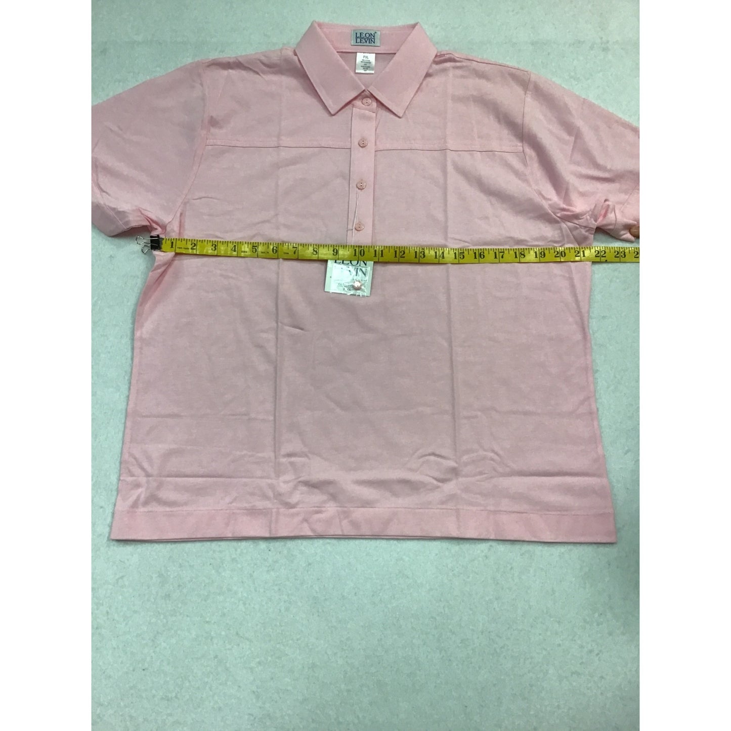 Vintage Leon Levin pink Polo