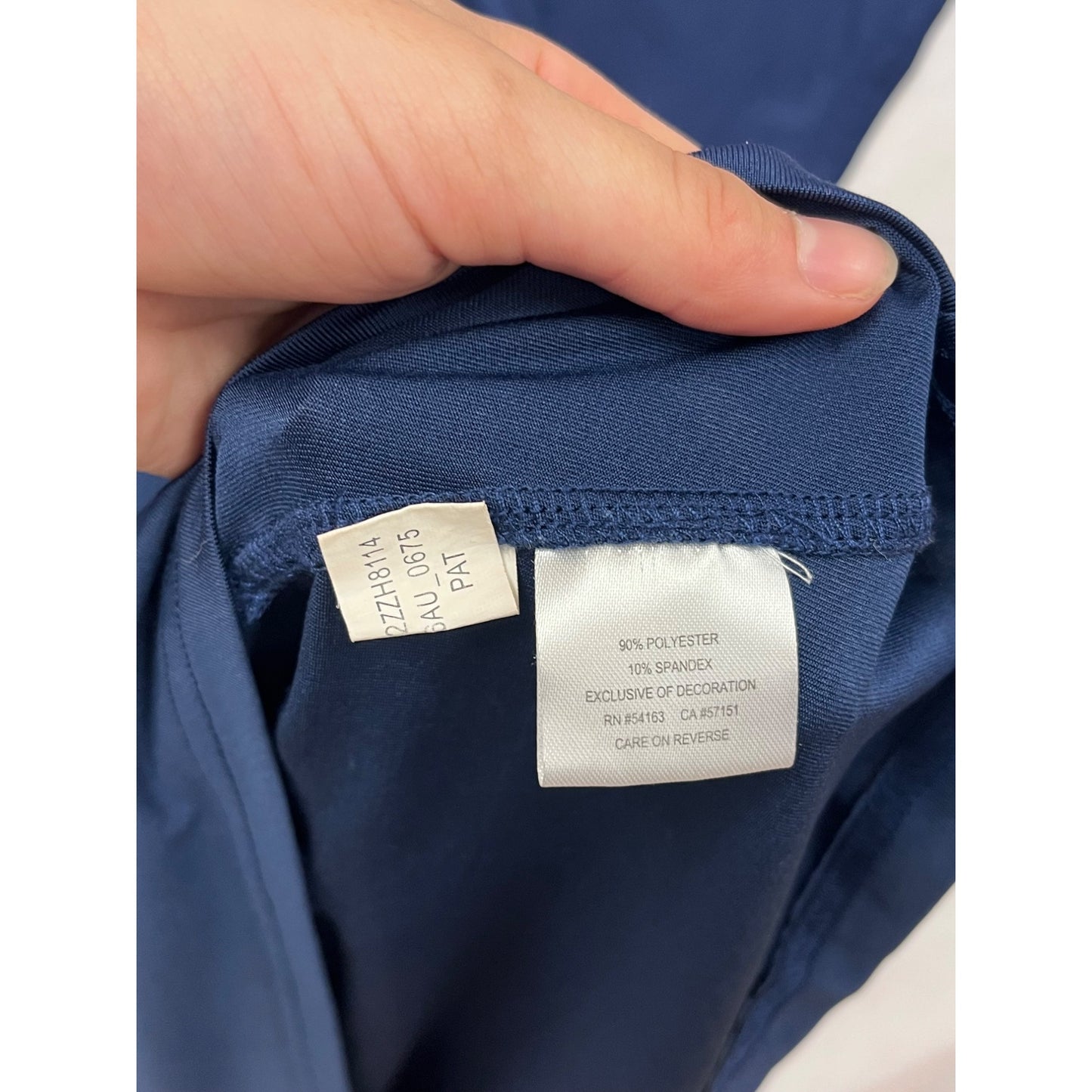 New England Patriots Hands High Navy & Red Short Sleeve Shirt XL #8756