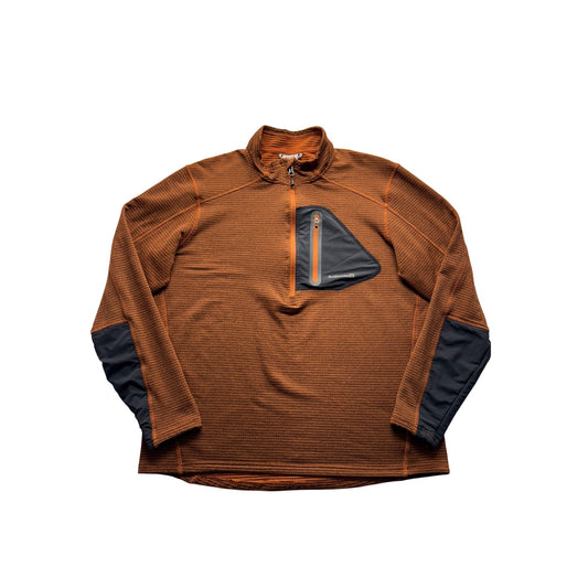 Avalanche Outdoor Supply Co. Orange Quarter-Zip Pullover - Size L #9290