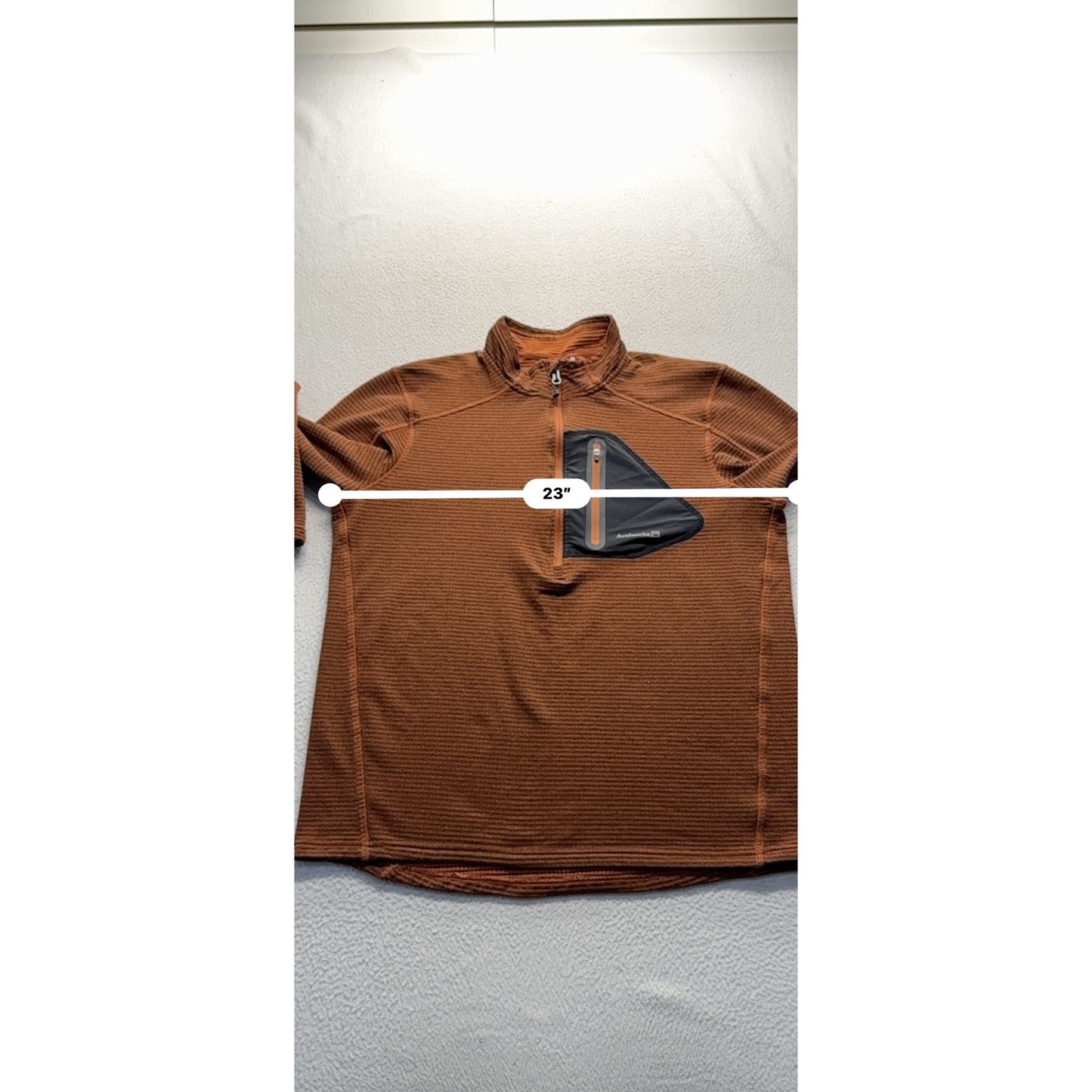 Avalanche Outdoor Supply Co. Orange Quarter-Zip Pullover - Size L #9290
