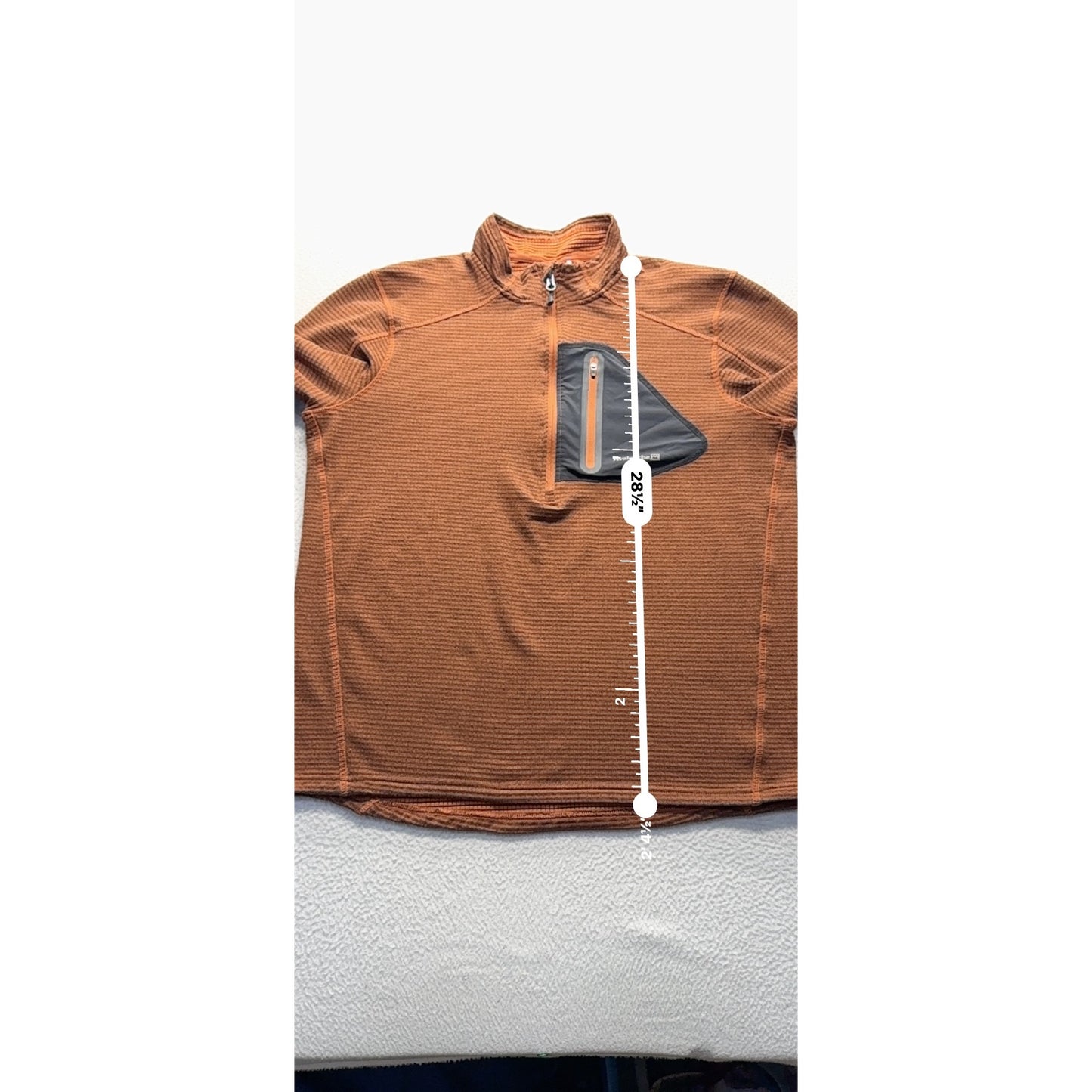 Avalanche Outdoor Supply Co. Orange Quarter-Zip Pullover - Size L #9290