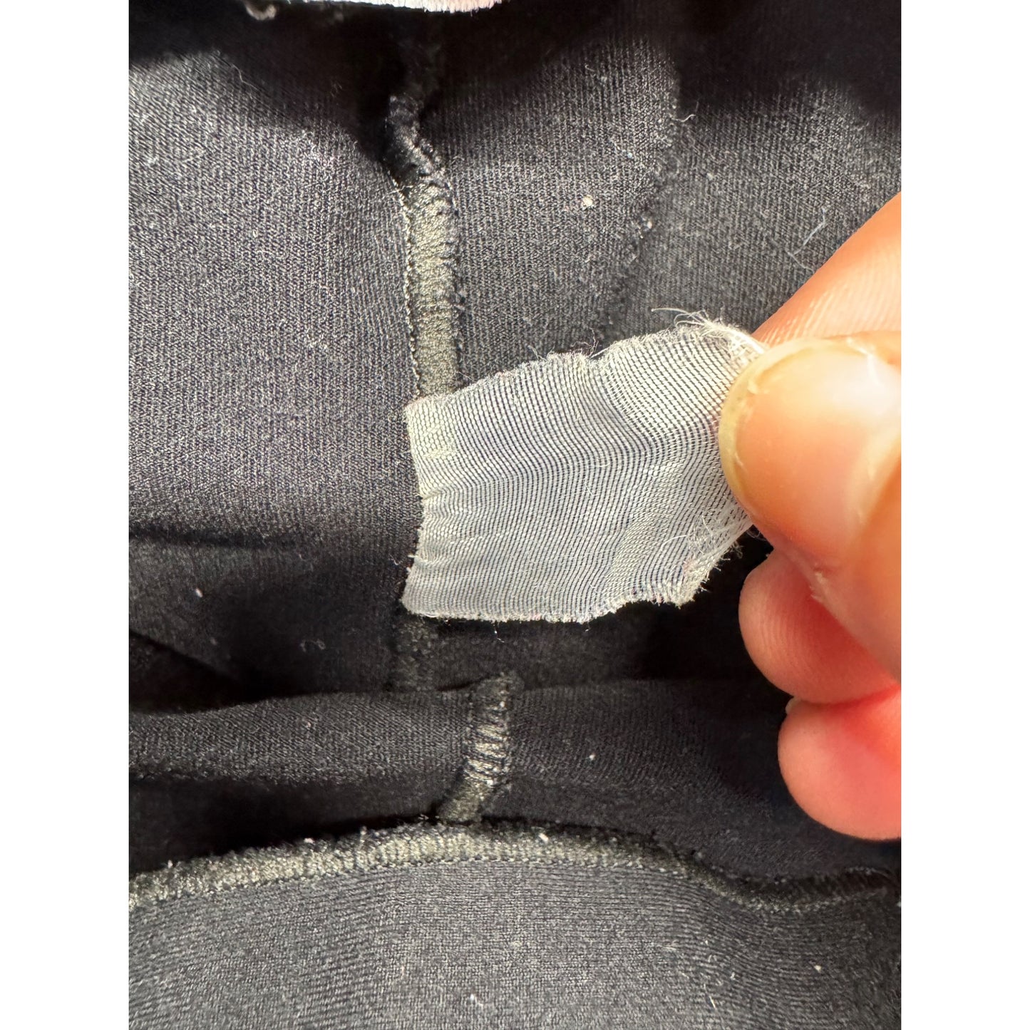 Brazilrox Black Embroidered Floral Leggings Size Z #9082