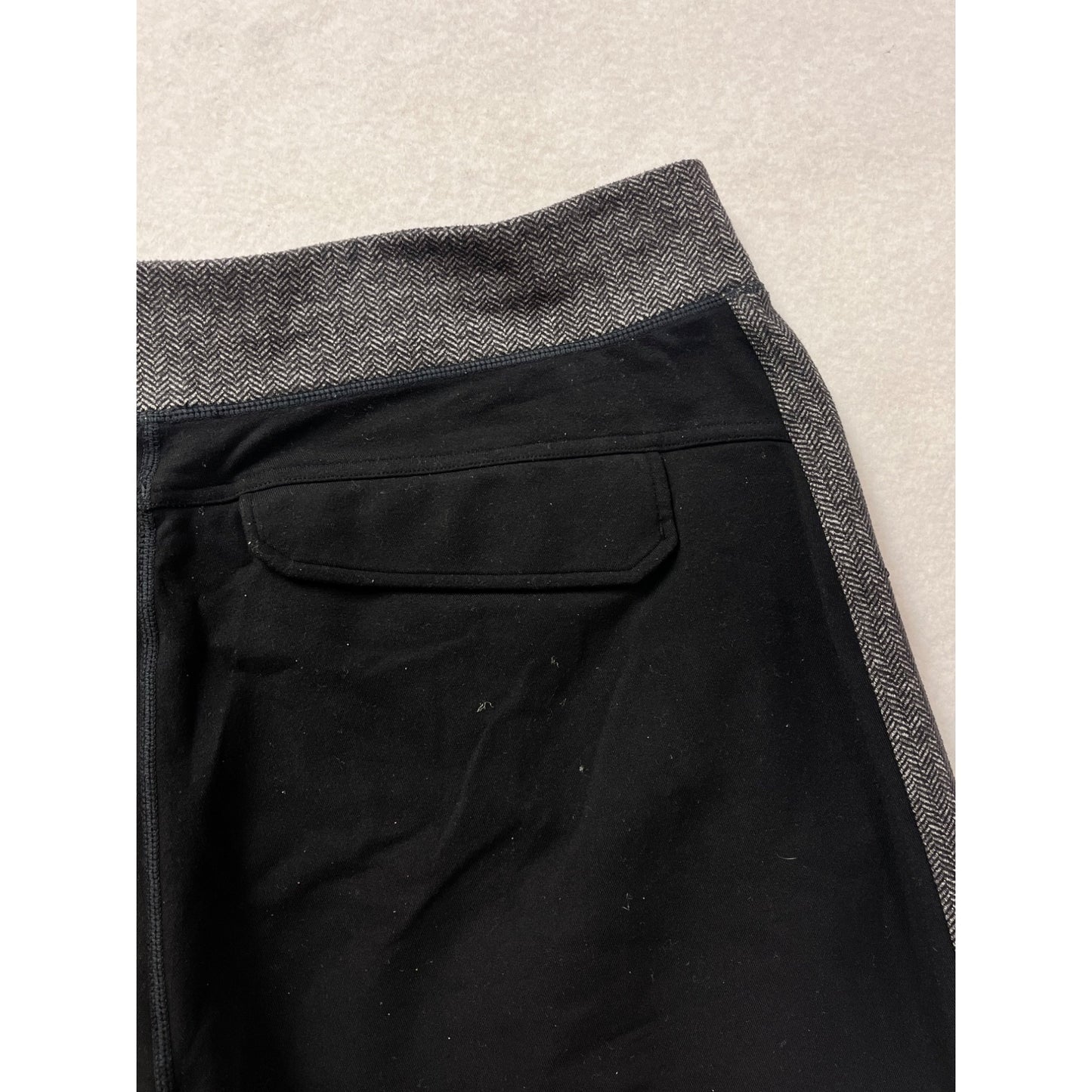Lululemon Athletica Womens Black & Gray XXL Reg Stretch Pants #8905