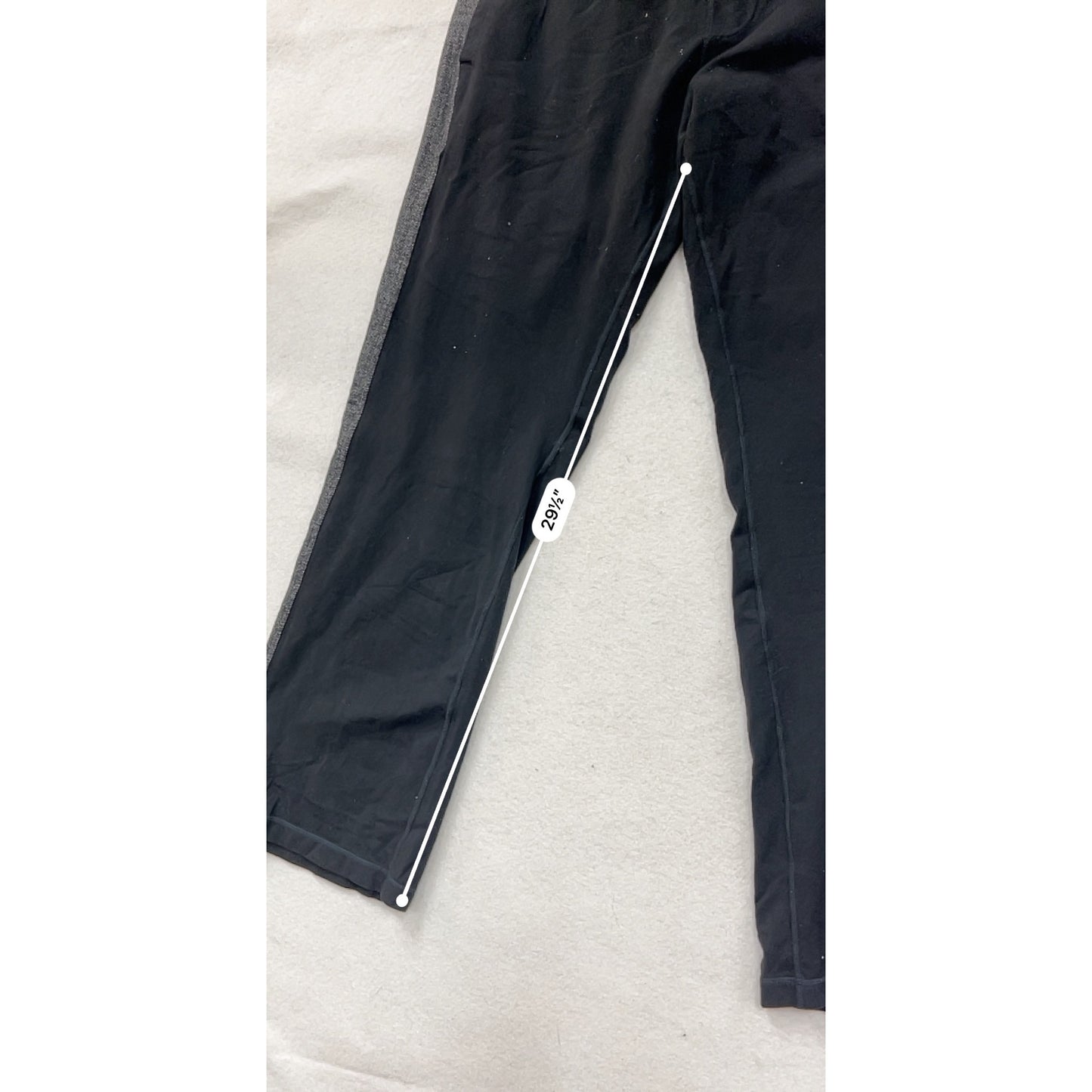 Lululemon Athletica Womens Black & Gray XXL Reg Stretch Pants #8905