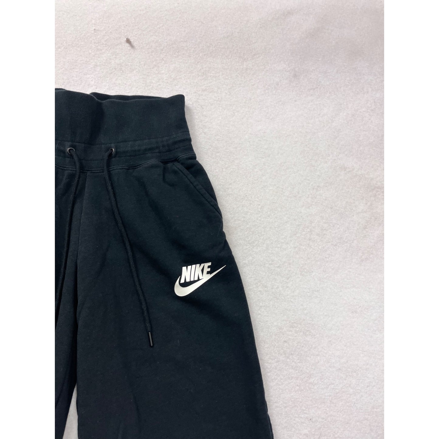Nike Womens Black Wide-Leg Sweatpants S #8909