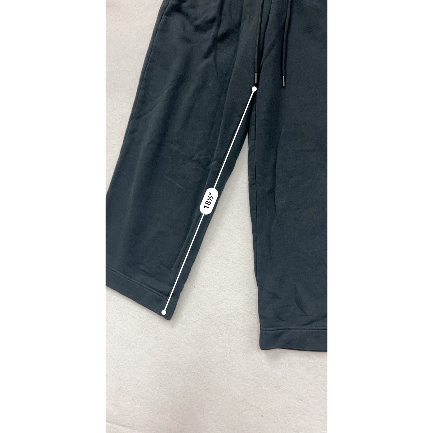 Nike Womens Black Wide-Leg Sweatpants S #8909