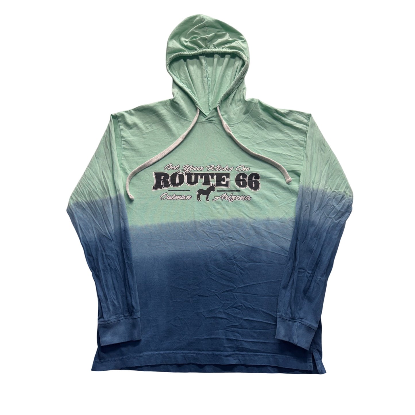 Route 66 Oatman Arizona Ombre Hoodie Medium Southern Spirit 100% Cotton #9937