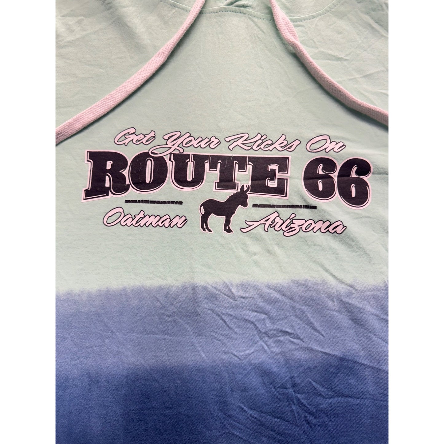 Route 66 Oatman Arizona Ombre Hoodie Medium Southern Spirit 100% Cotton #9937