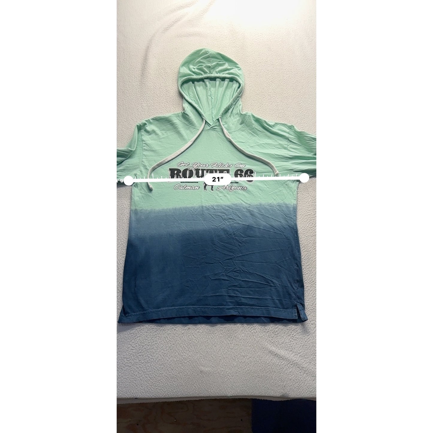 Route 66 Oatman Arizona Ombre Hoodie Medium Southern Spirit 100% Cotton #9937