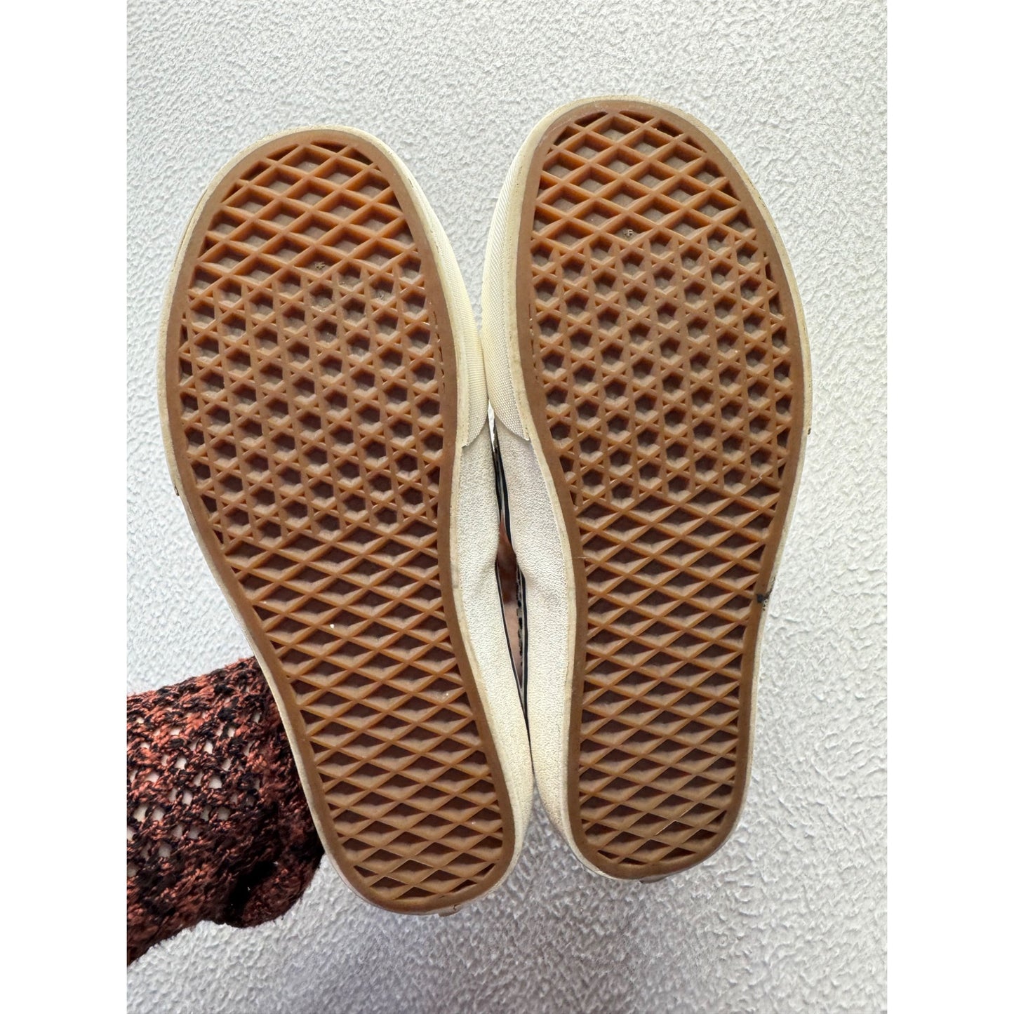 Vans Leopard Print Slip-On Shoes Size 9W/7.5M Canvas Casual Sneakers 341B