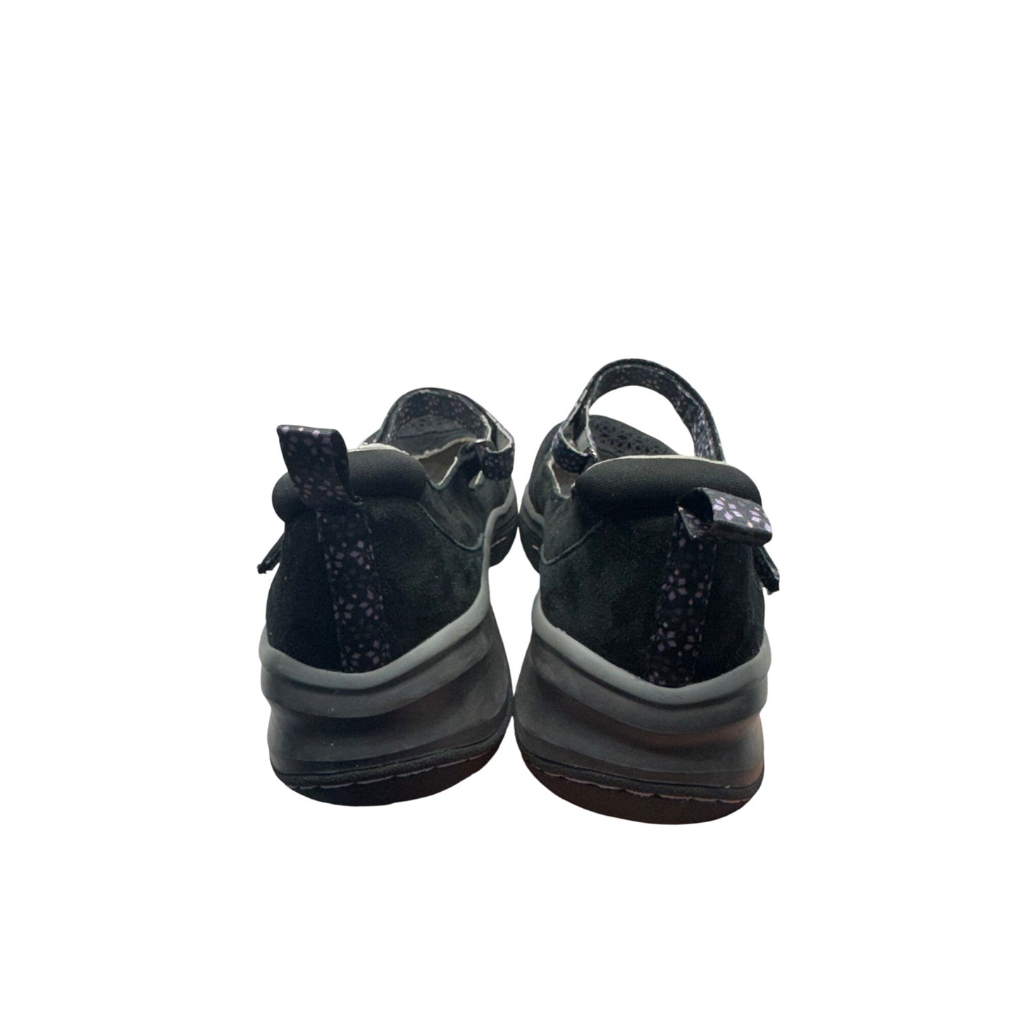Jambu Black Suede Mary Jane Shoes W/ Memory Foam Insoles Size 8 #9470
