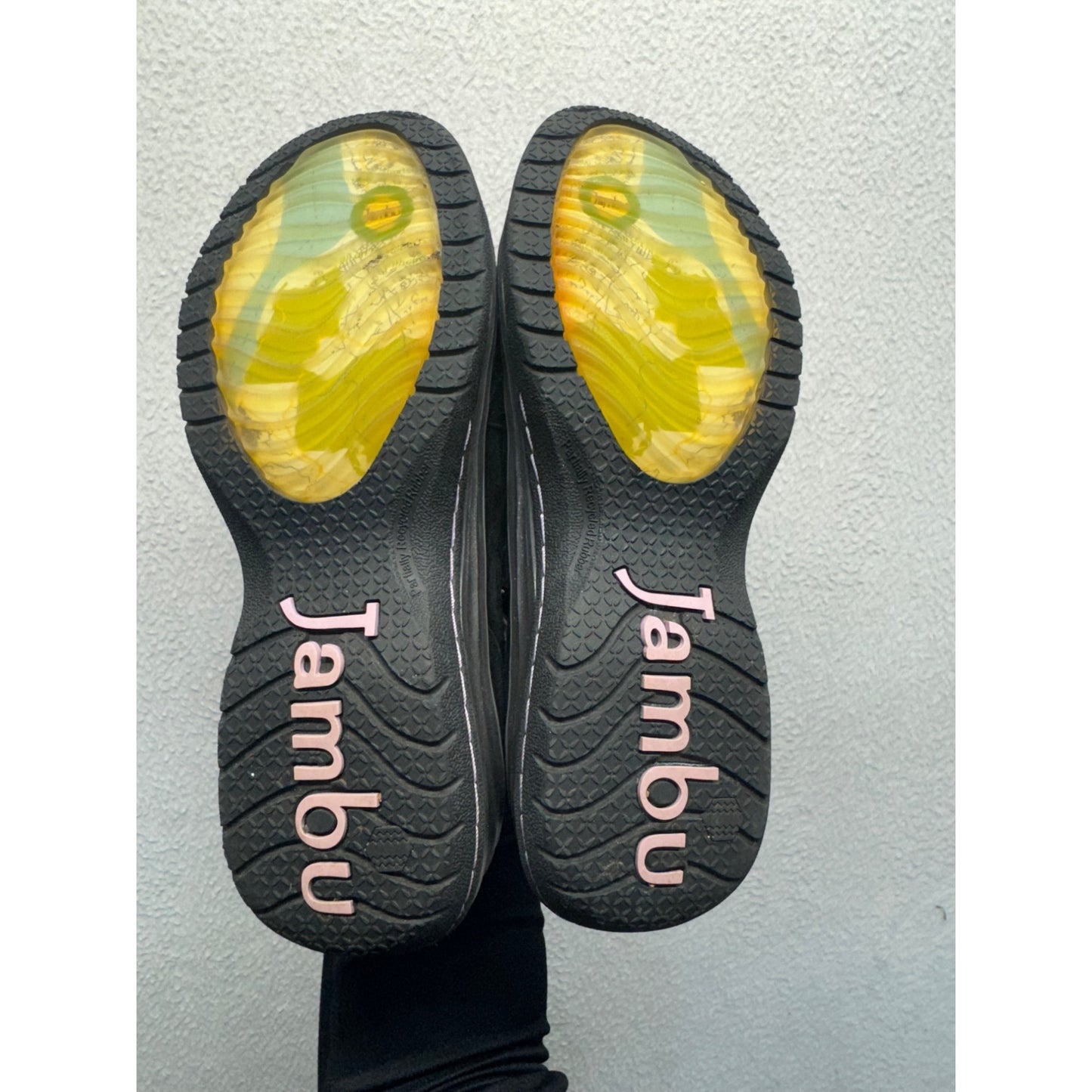 Jambu Black Suede Mary Jane Shoes W/ Memory Foam Insoles Size 8 #9470