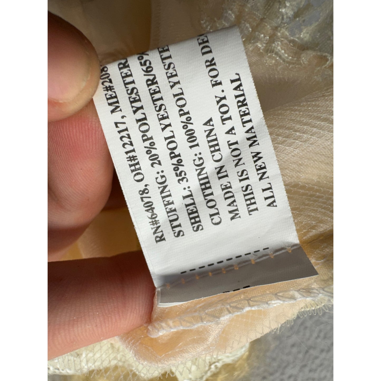 Vintage Porcelain Blonde Curly Hair Doll Lace Dress & Rose Accents 10" 418B