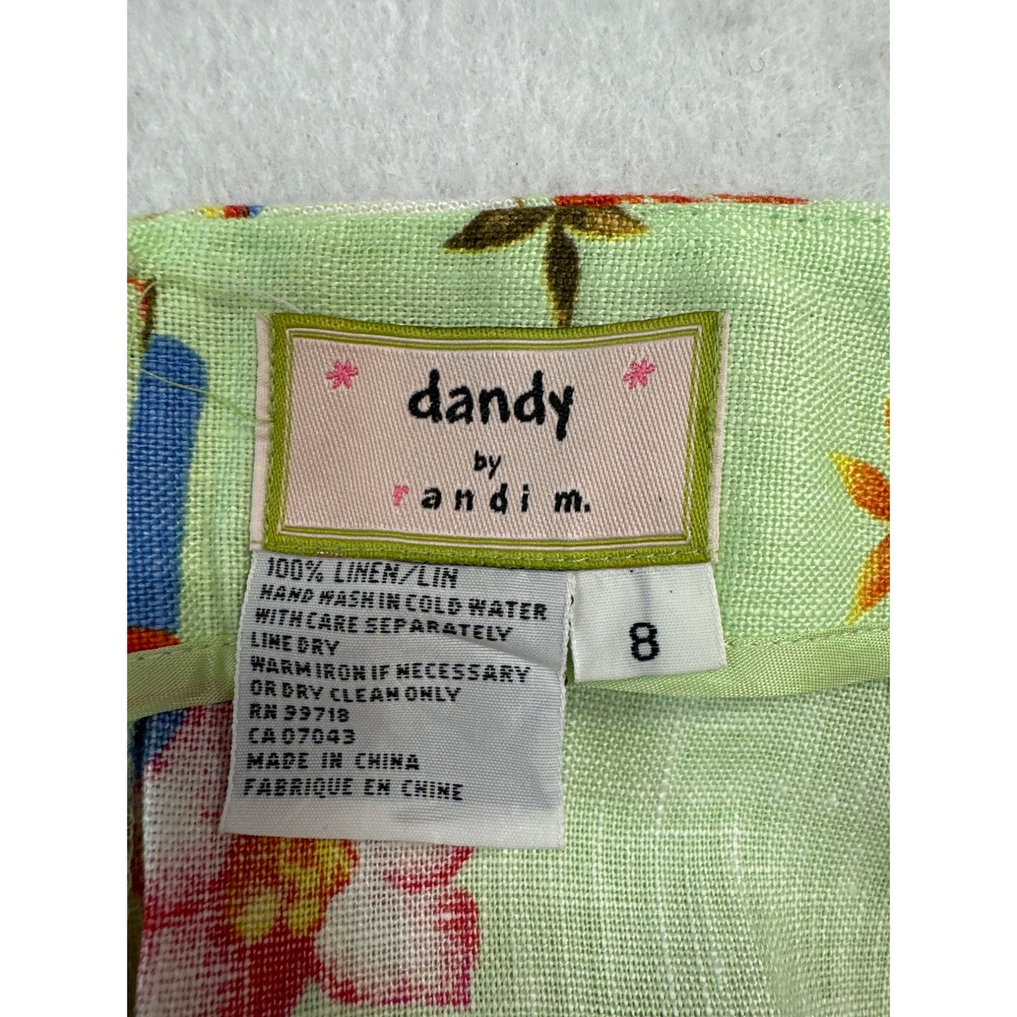 Dandi by Randi M. Tropical Linen Pants & Skirt Set